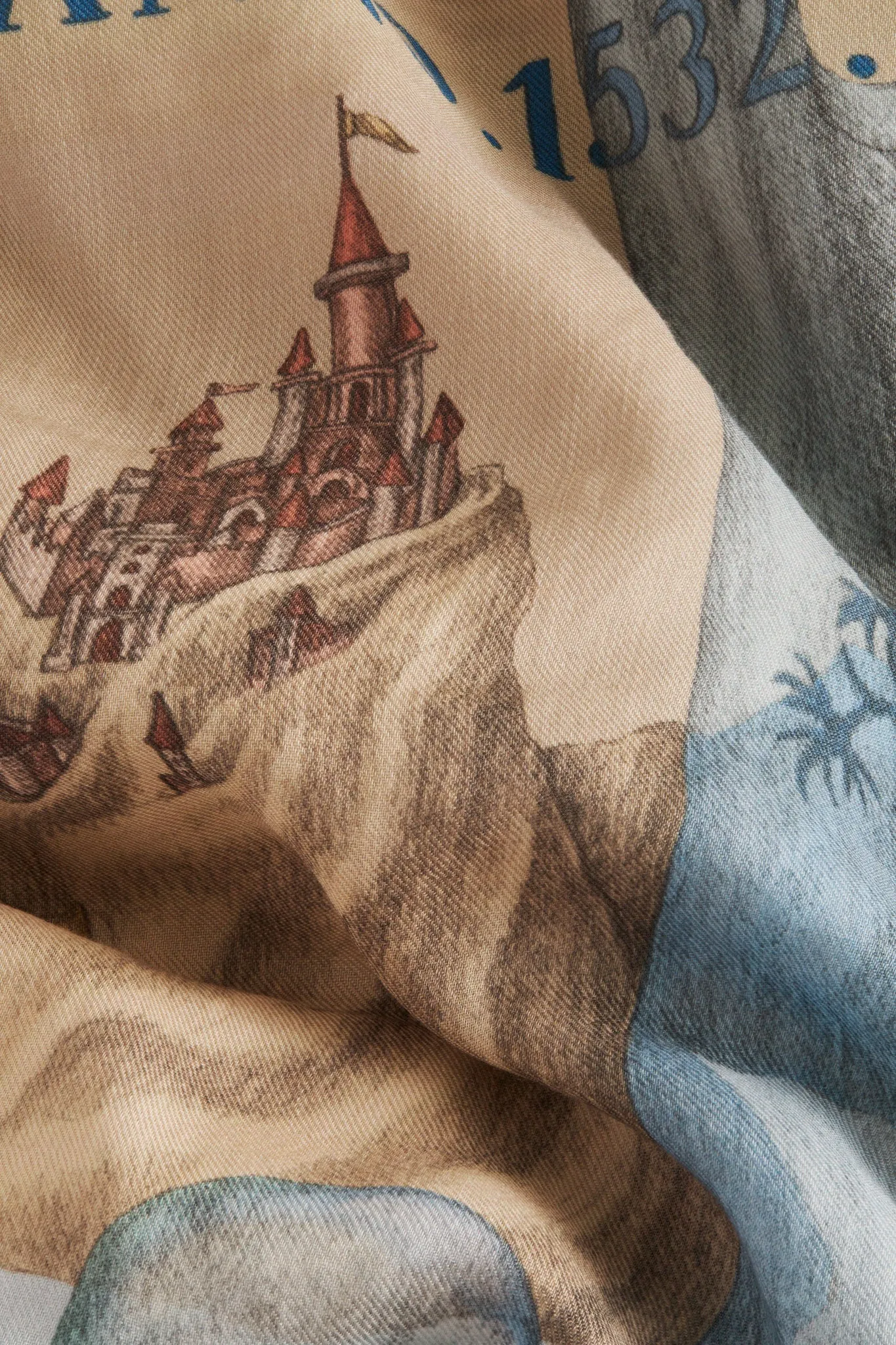 Crystal and Calcite Glass Swan Square Scarf sold by Tuckernuck product image thumbnail 3