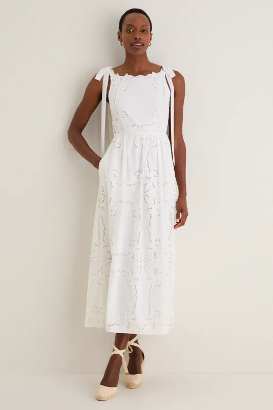 White April Midi Dress sold by Tuckernuck