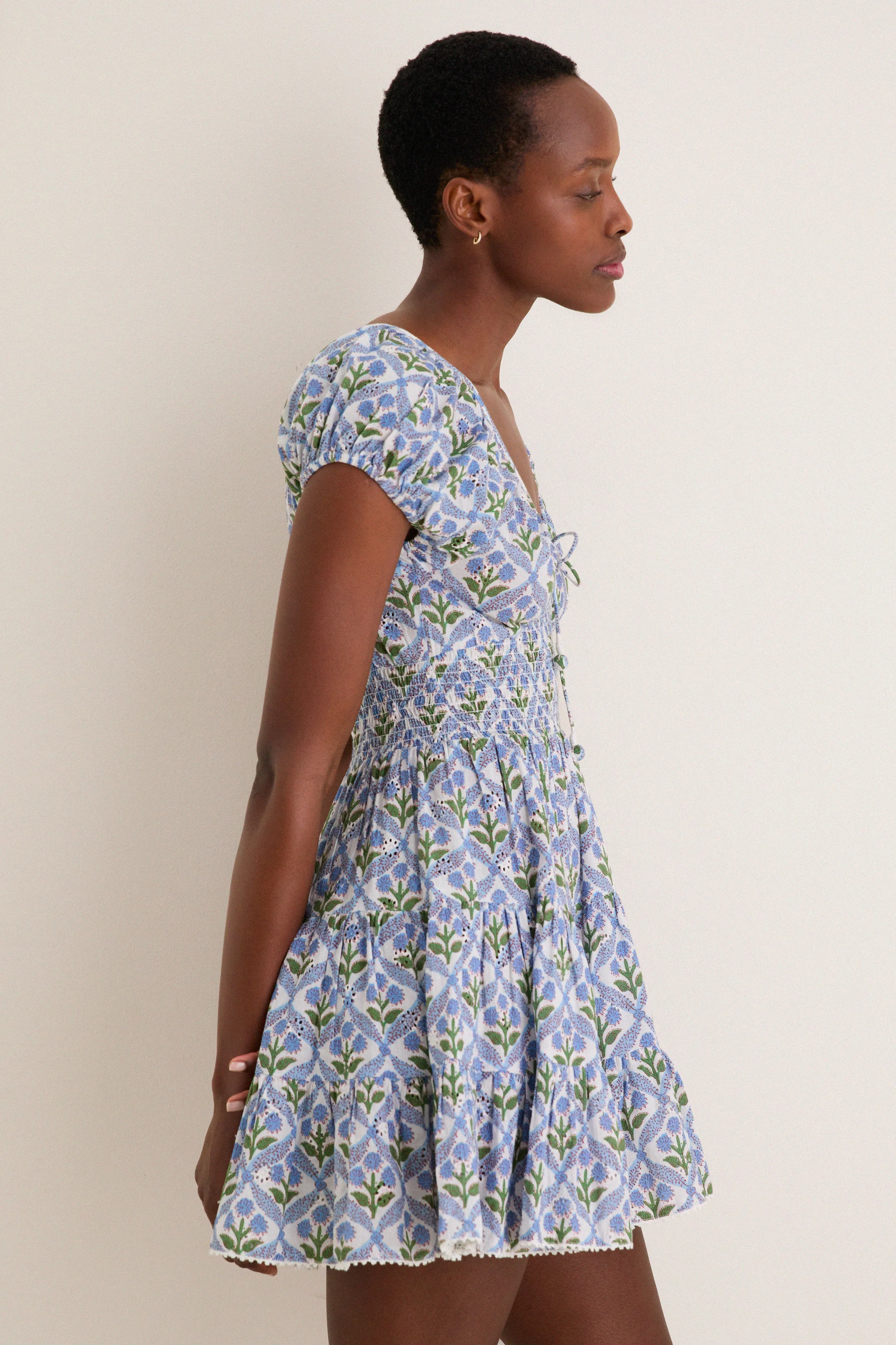 Cornflower Asterid Mini Dress sold by Tuckernuck product image thumbnail 3