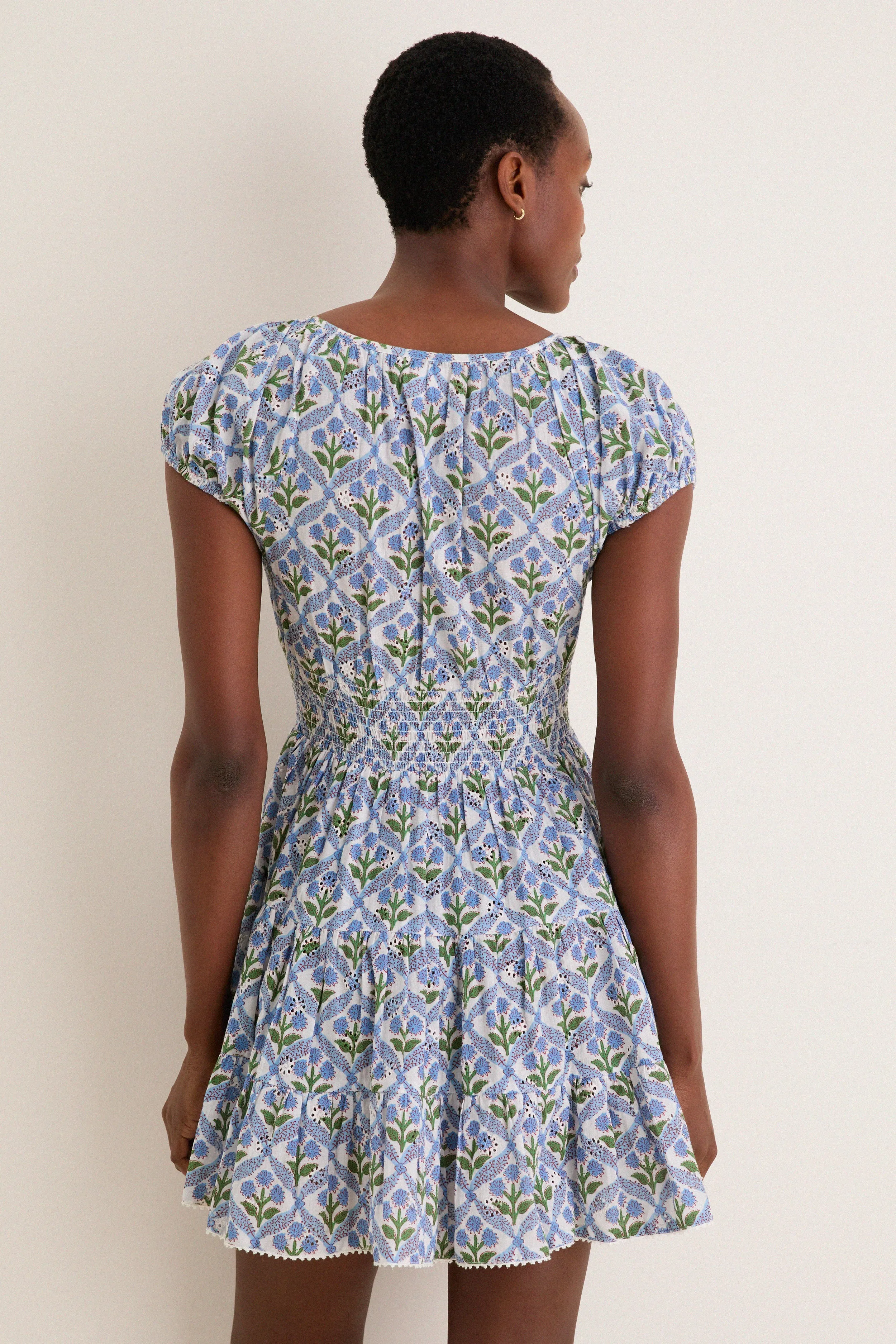 Cornflower Asterid Mini Dress sold by Tuckernuck product image thumbnail 4