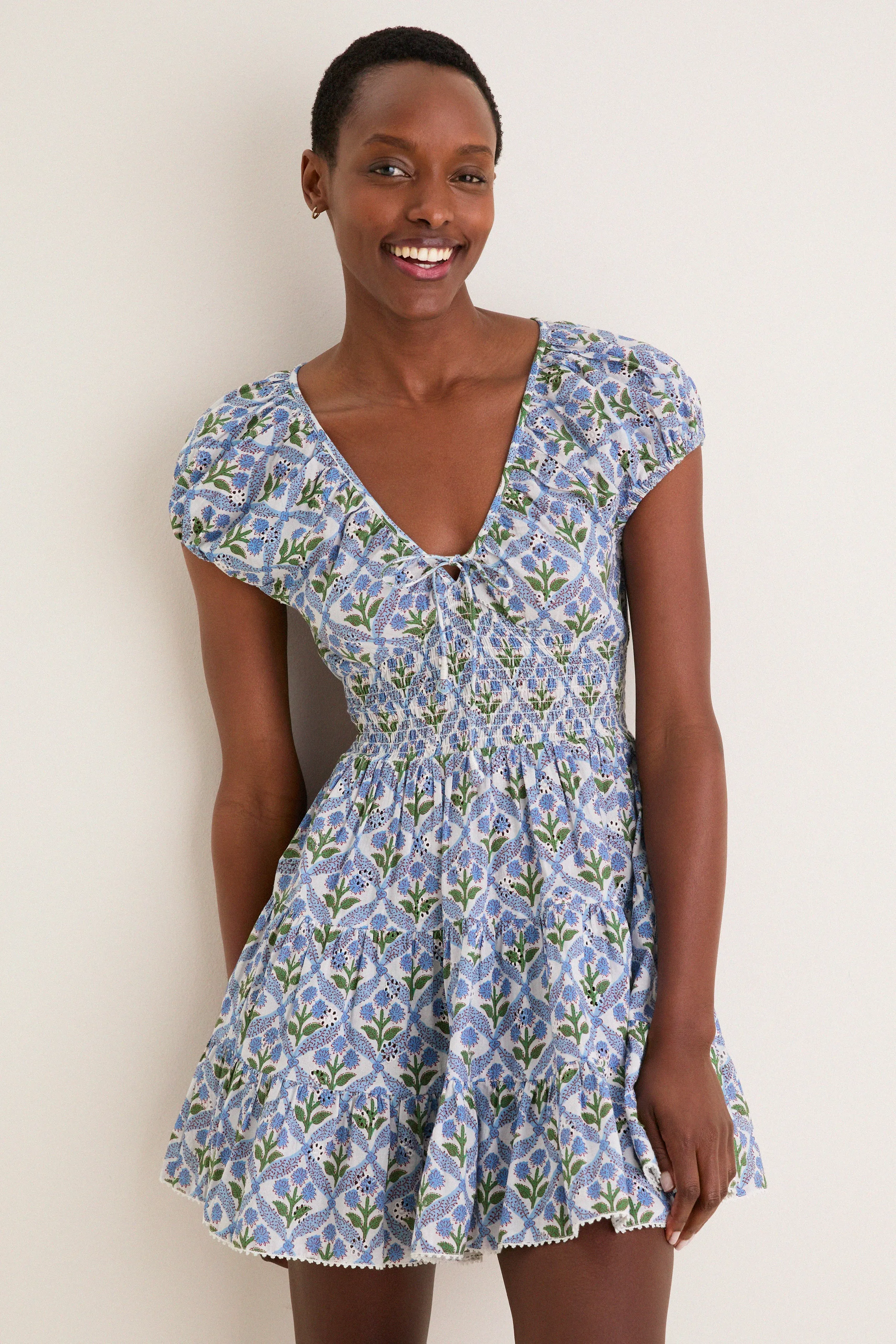 Cornflower Asterid Mini Dress sold by Tuckernuck