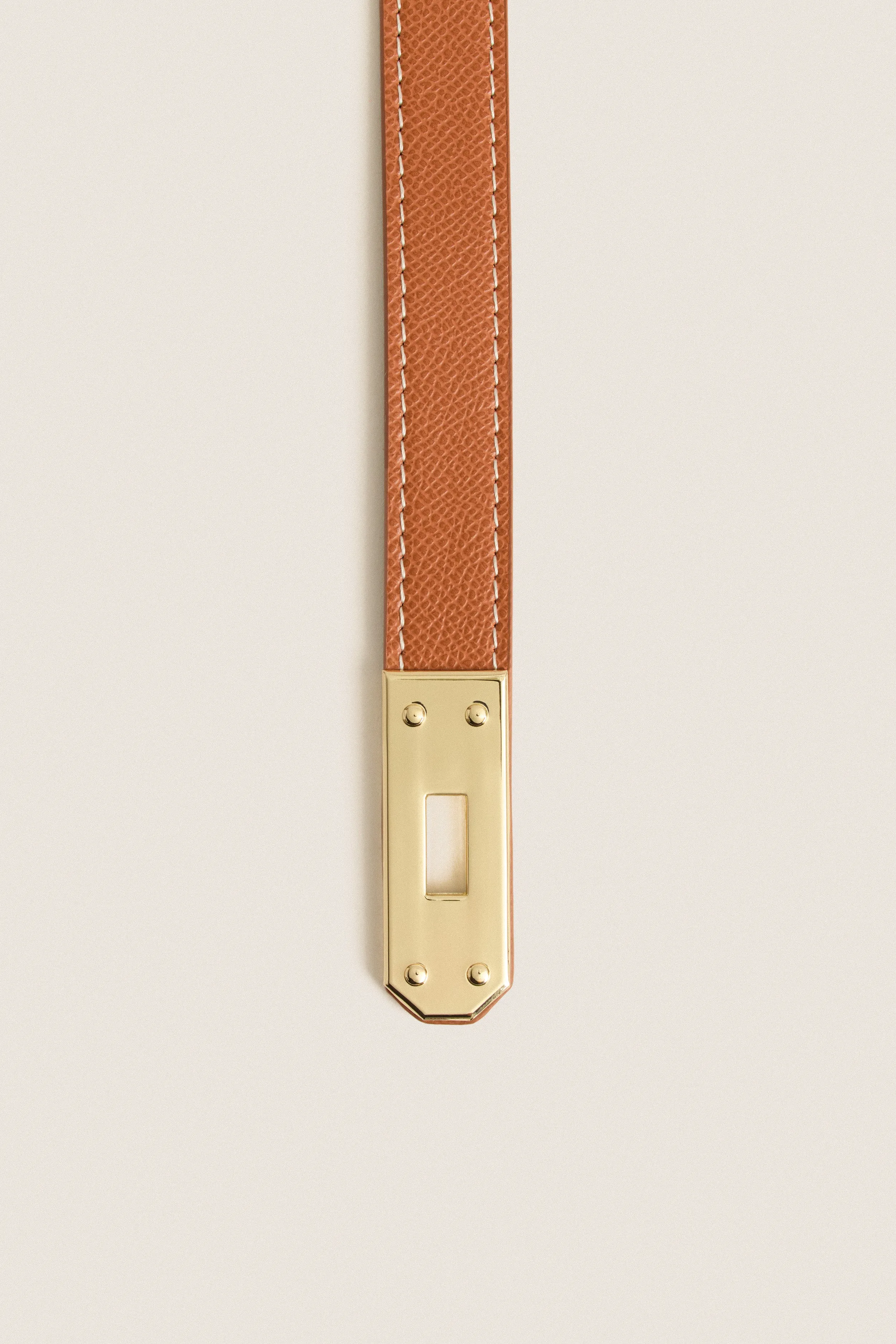 Tan and Gold Blake Belt sold by Tuckernuck product image thumbnail 4