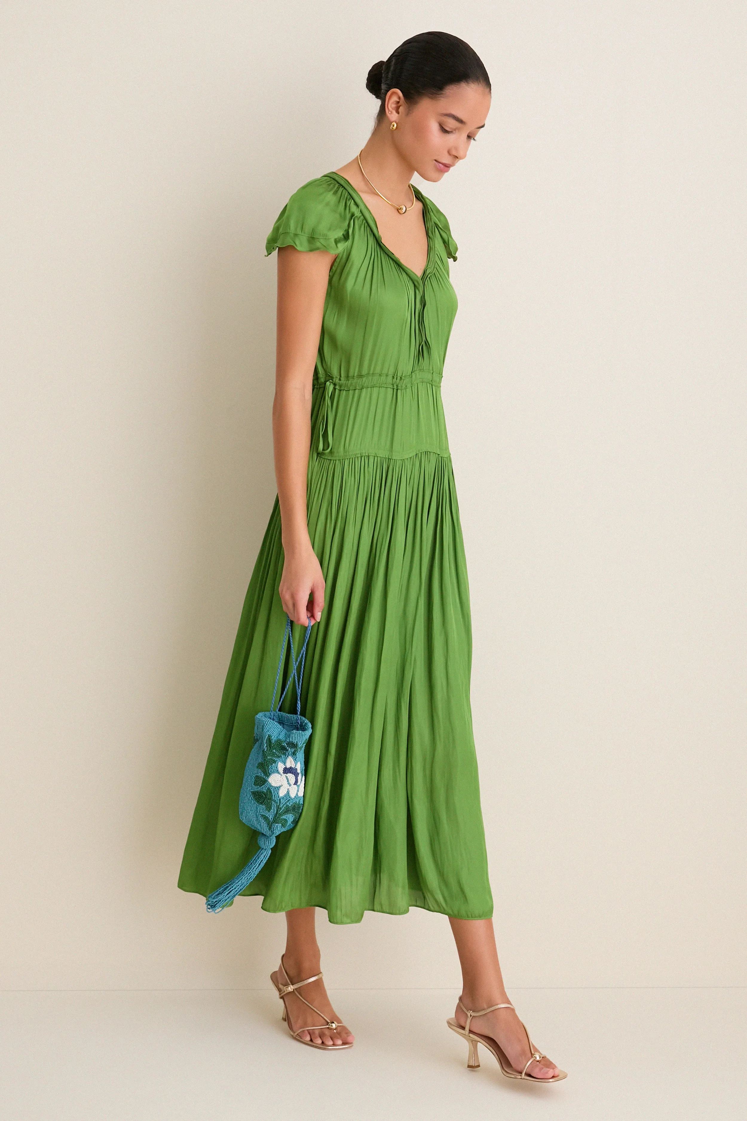 Cerulean Floral Beaded Bag sold by Tuckernuck product image thumbnail 4