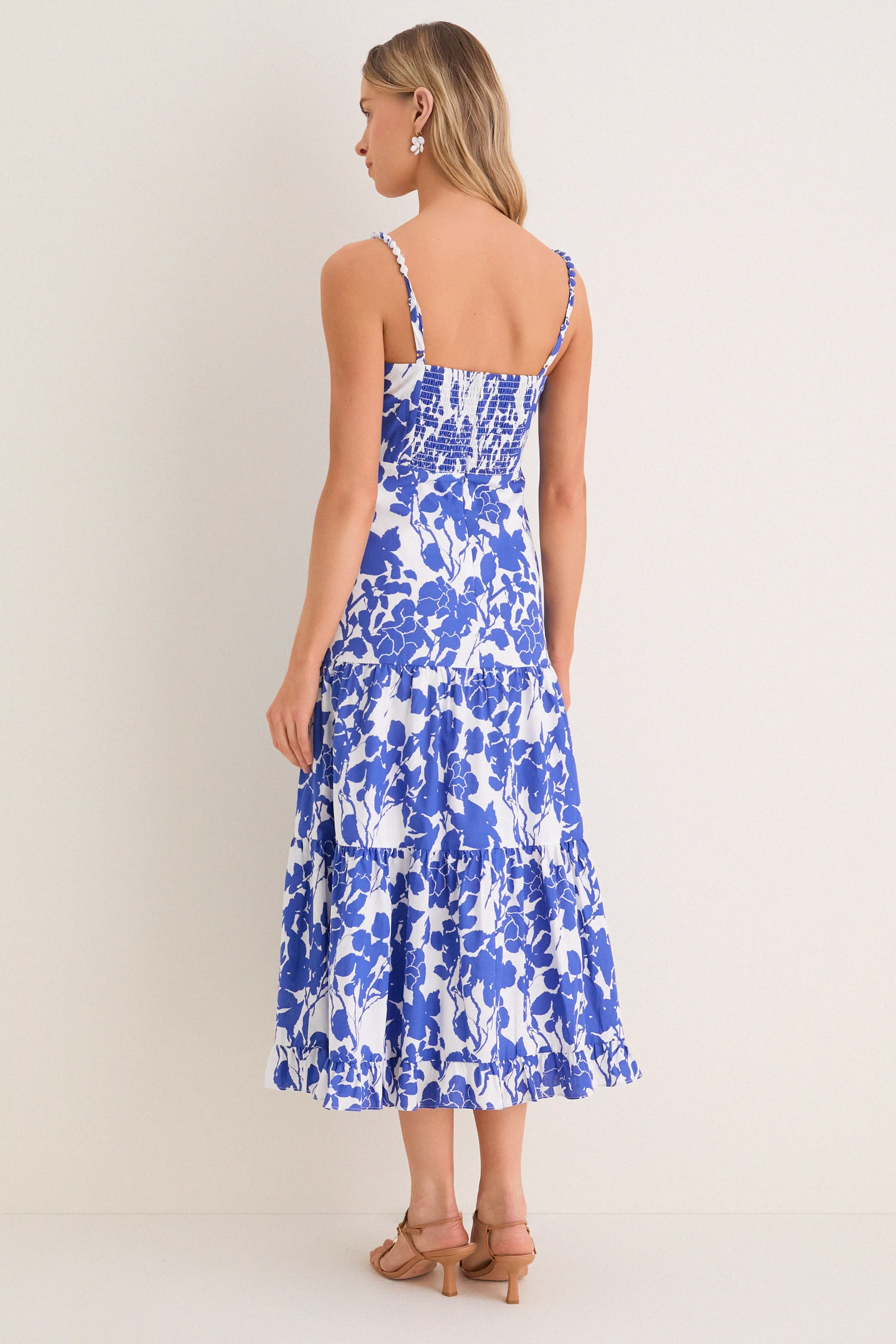 Blue Floral Rachel Maxi Dress sold by Tuckernuck product image thumbnail 5