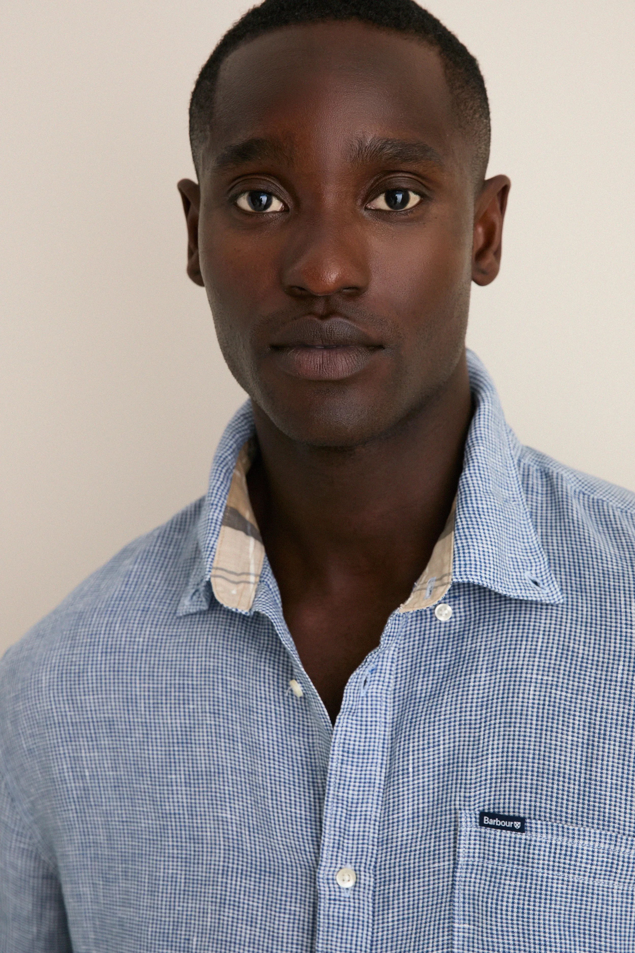 Navy Linton Tailored Shirt sold by Tuckernuck product image thumbnail 5