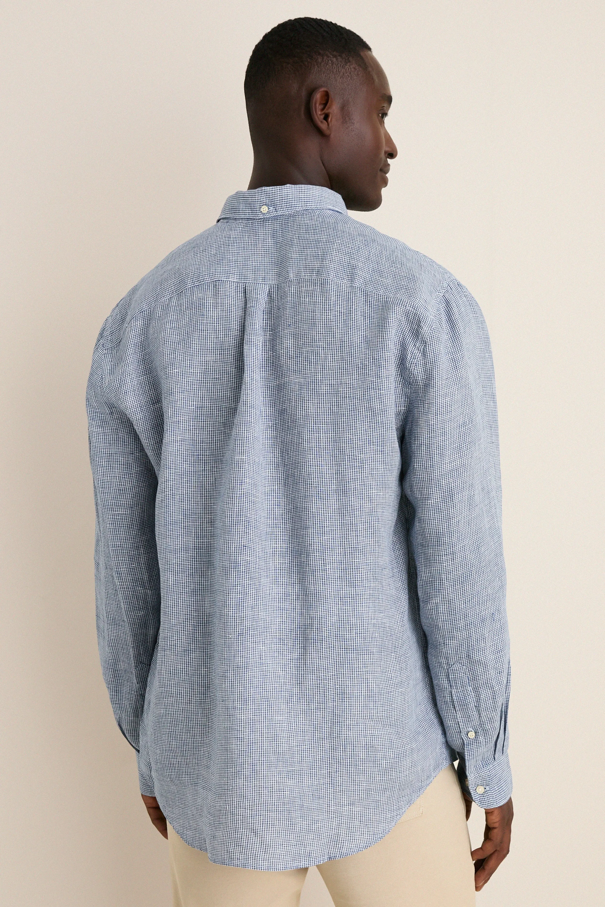 Navy Linton Tailored Shirt sold by Tuckernuck product image thumbnail 4