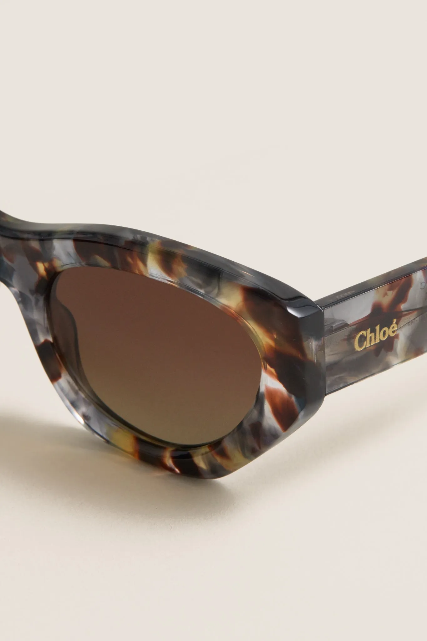 Cosmic Blue Gayia Reace Sunglasses sold by Tuckernuck product image thumbnail 5