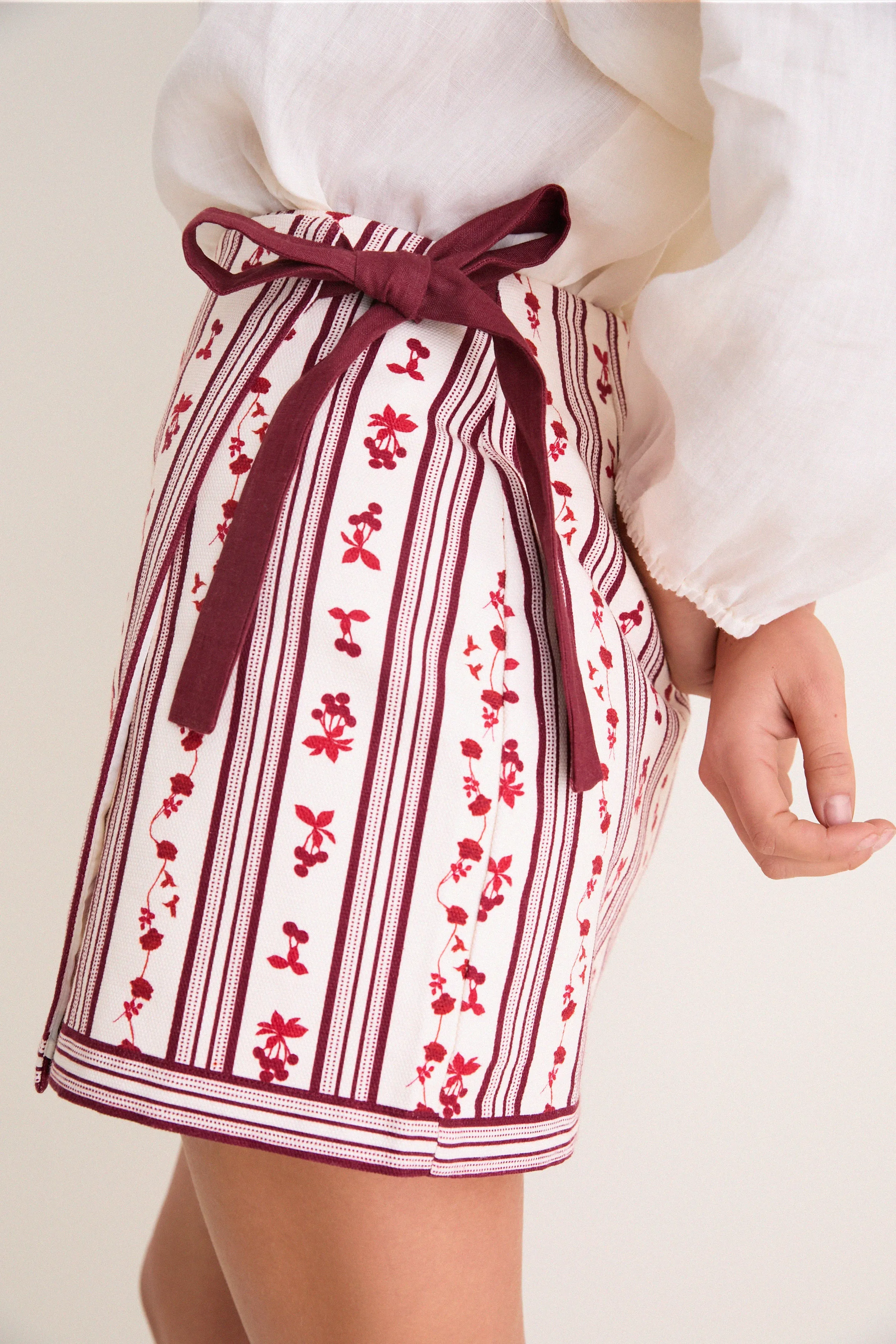 Raye Fleur Rex Wrap Skirt sold by Tuckernuck product image thumbnail 3