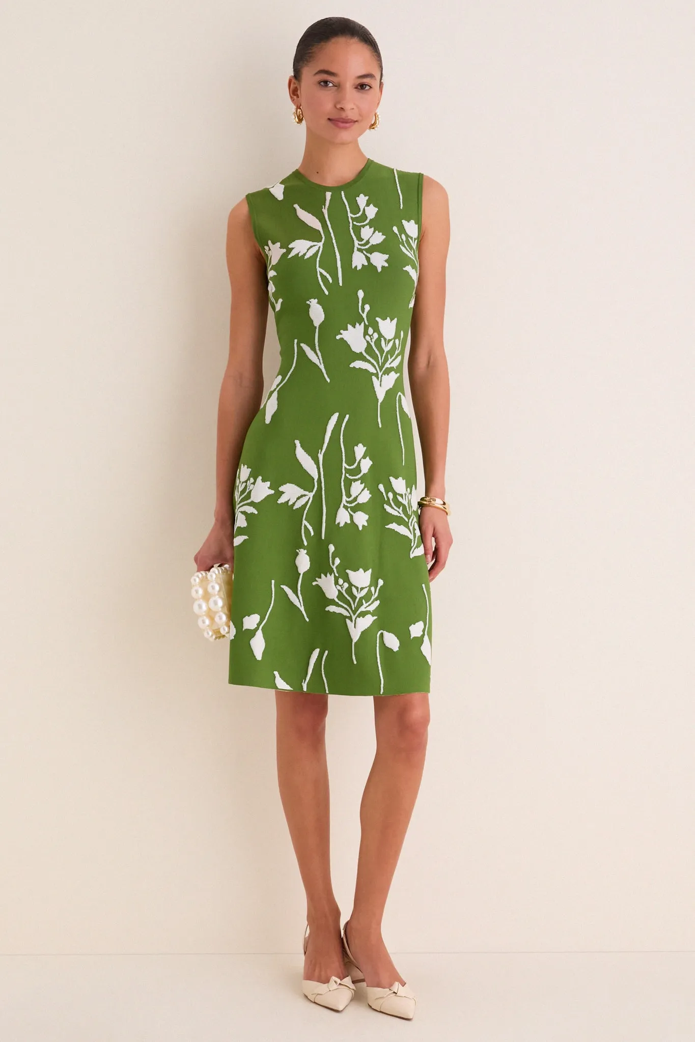 Cactus and Cream Jacquard Mini Dress sold by Tuckernuck product image thumbnail 2