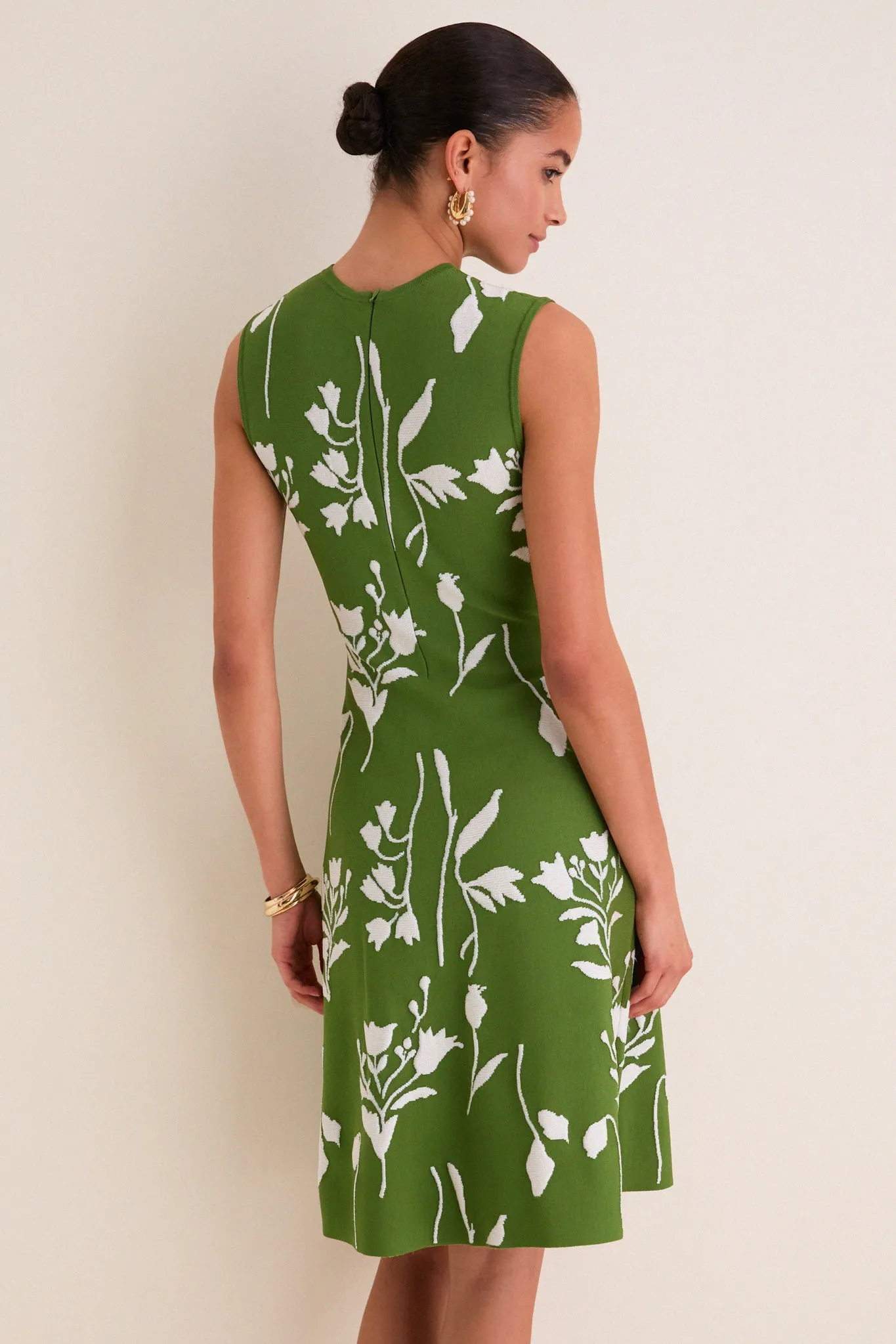 Cactus and Cream Jacquard Mini Dress sold by Tuckernuck product image thumbnail 4