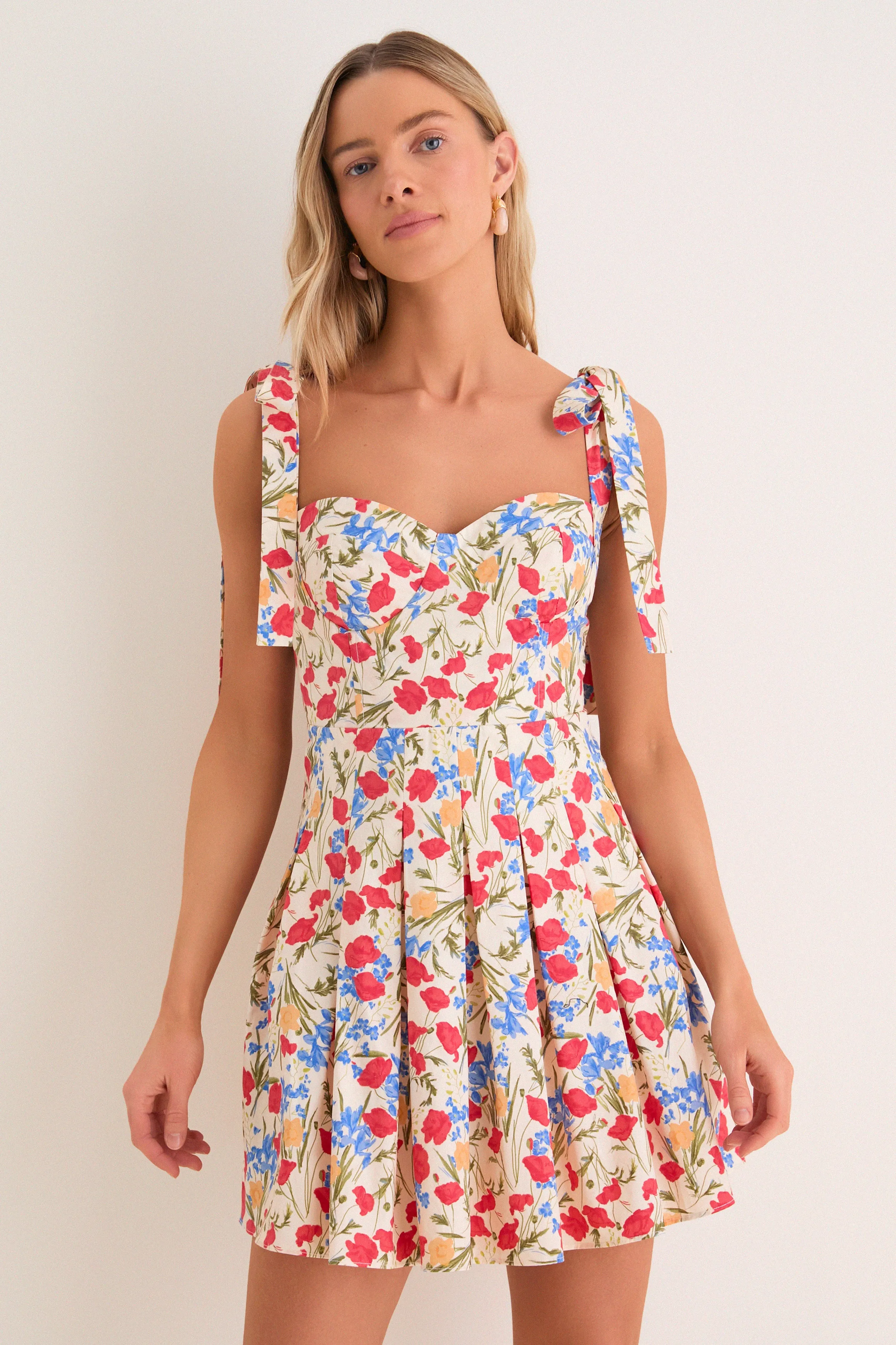 Poppy Fields Floral Jenna Mini Dress sold by Tuckernuck