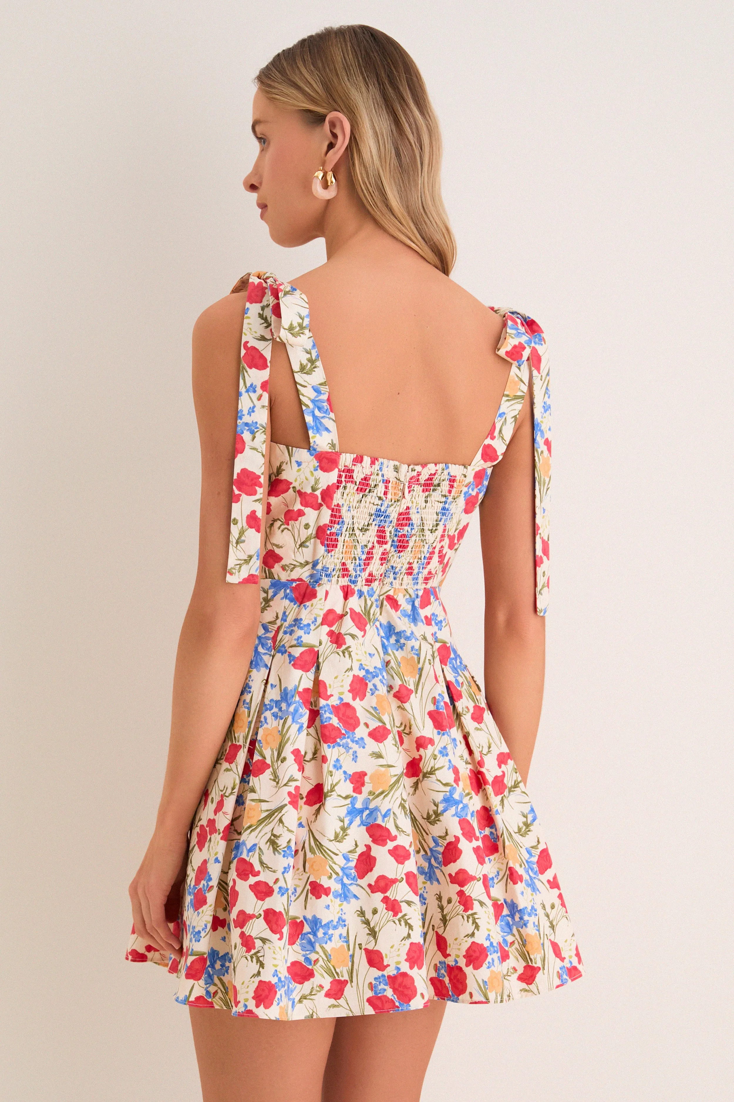 Poppy Fields Floral Jenna Mini Dress sold by Tuckernuck product image thumbnail 4