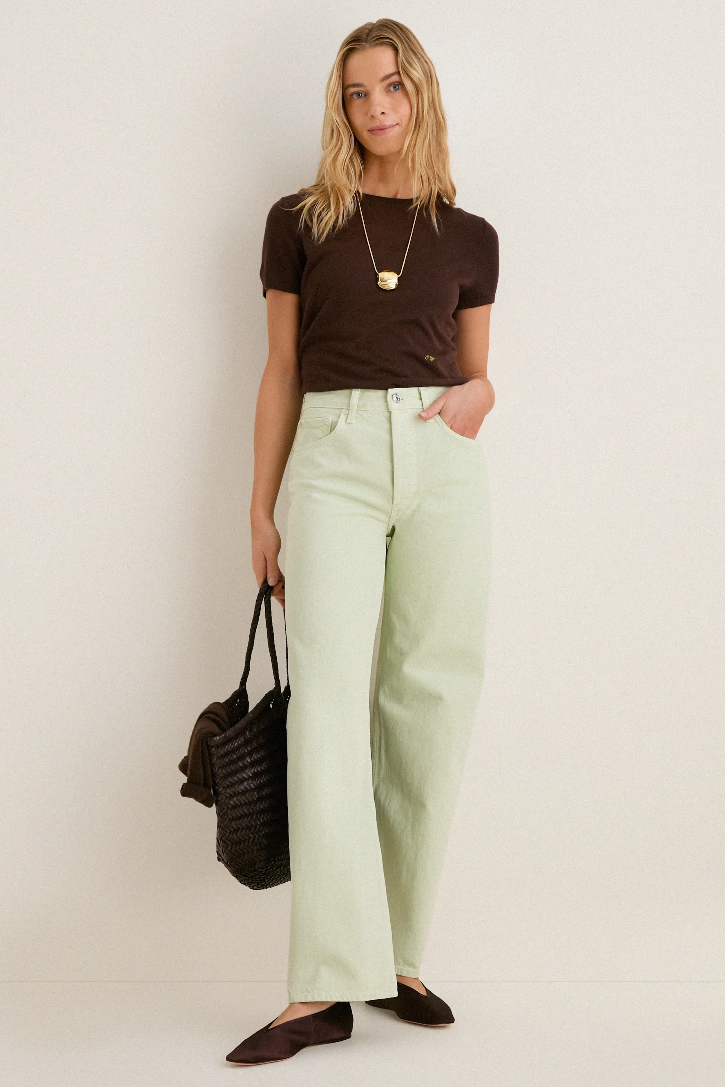 Mint Cream Arc Jean 32 sold by Tuckernuck product image thumbnail 2