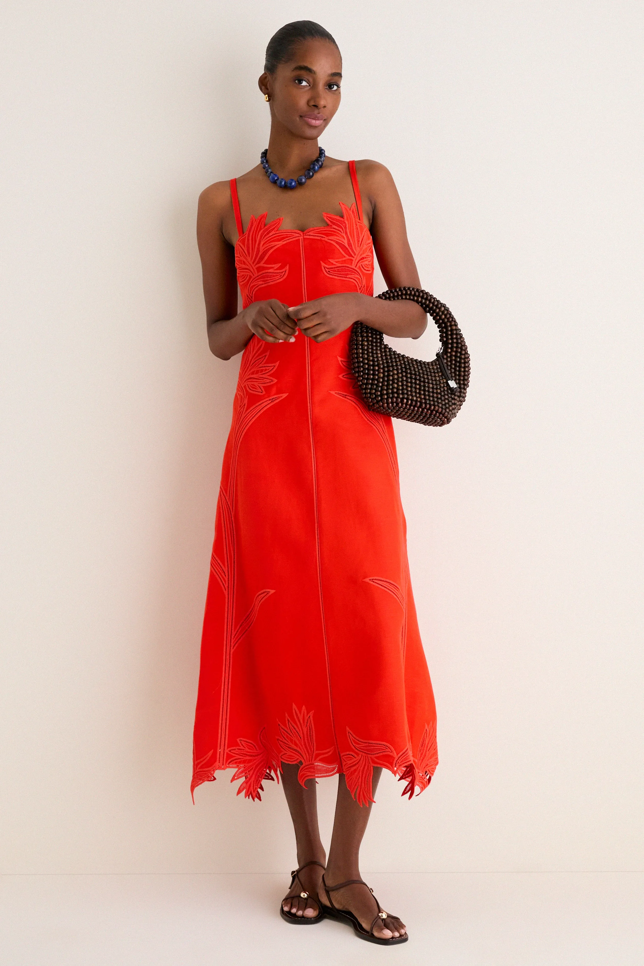 Lapis Large Beaded Semi Necklace sold by Tuckernuck product image thumbnail 4