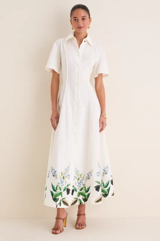 Laurel Bloom Myra Shirt Midi Dress made by Tuckernuck
