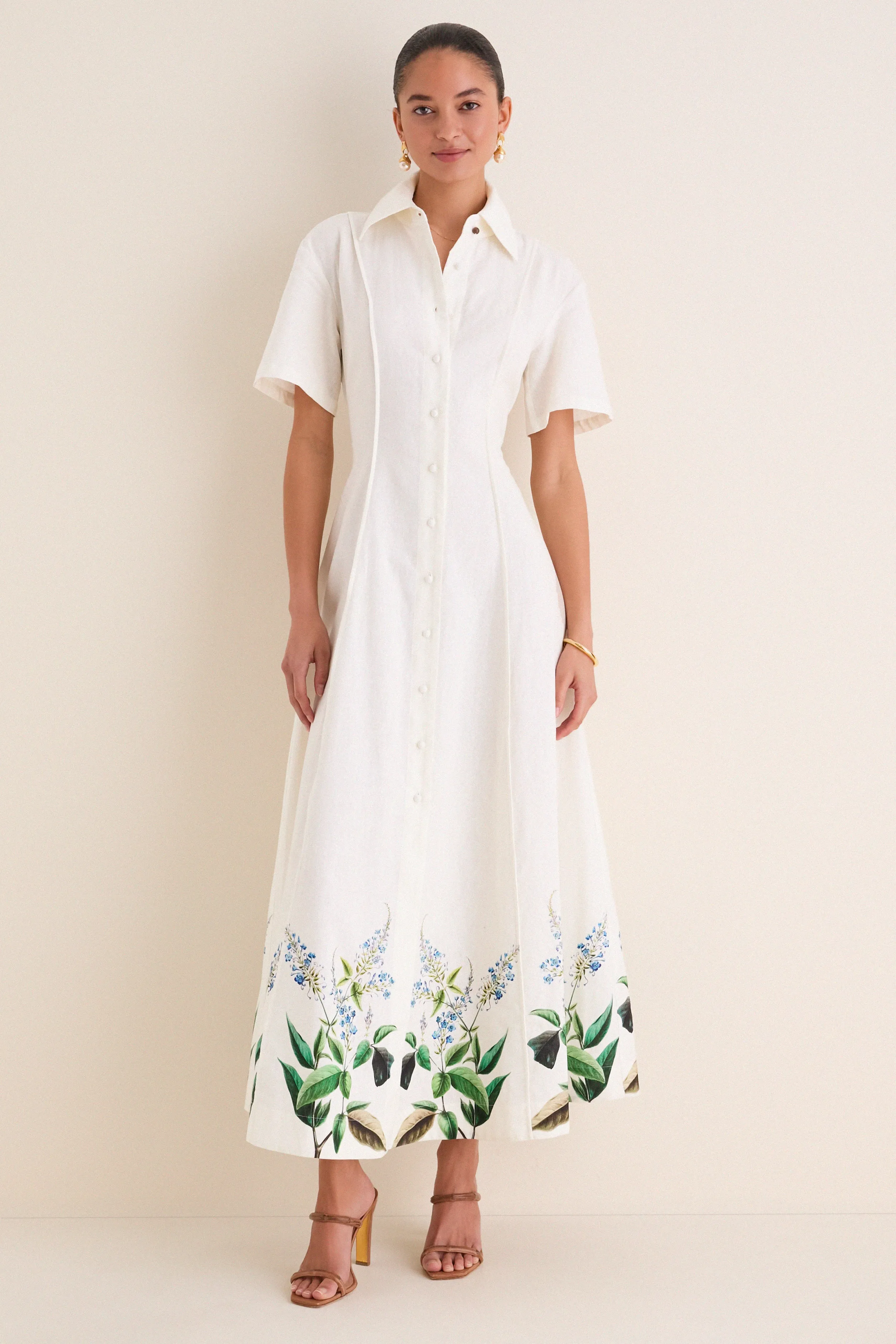 Laurel Bloom Myra Shirt Midi Dress sold by Tuckernuck