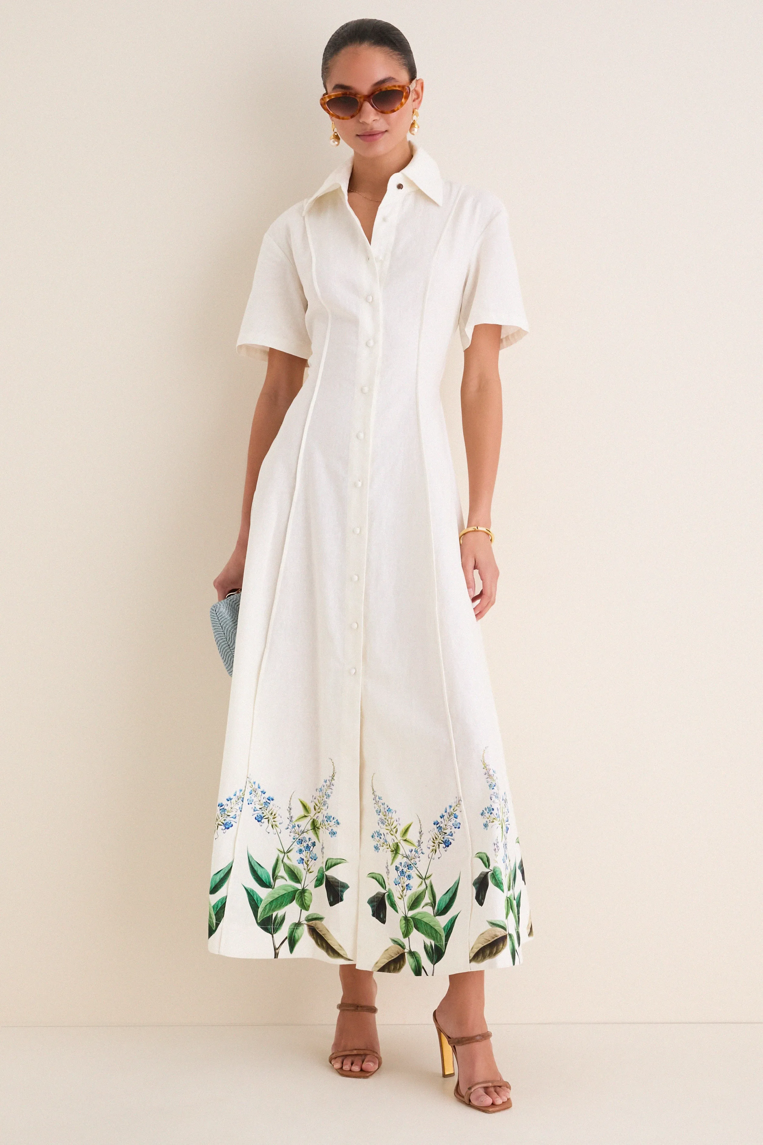 Laurel Bloom Myra Shirt Midi Dress sold by Tuckernuck product image thumbnail 3