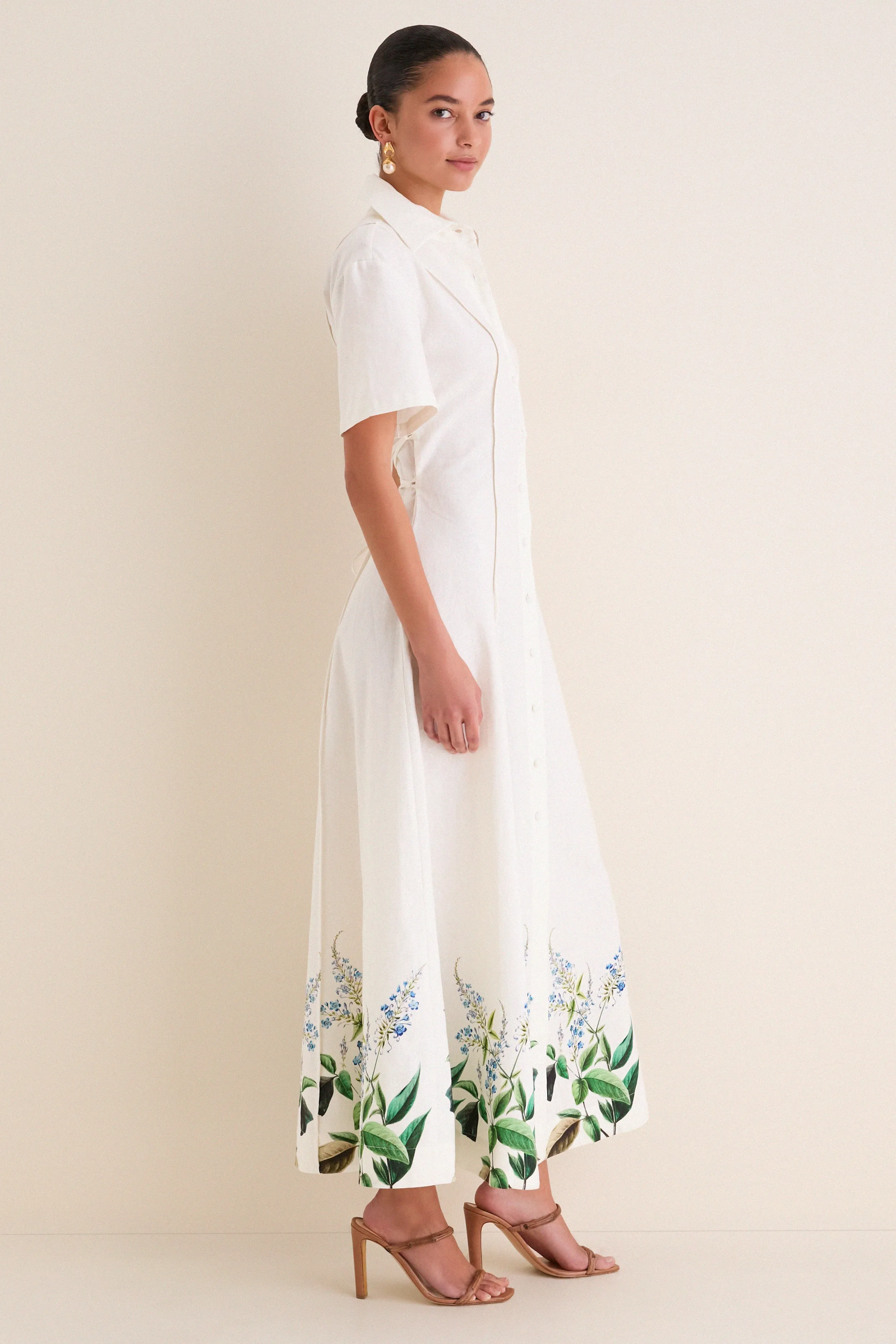 Laurel Bloom Myra Shirt Midi Dress sold by Tuckernuck product image thumbnail 4