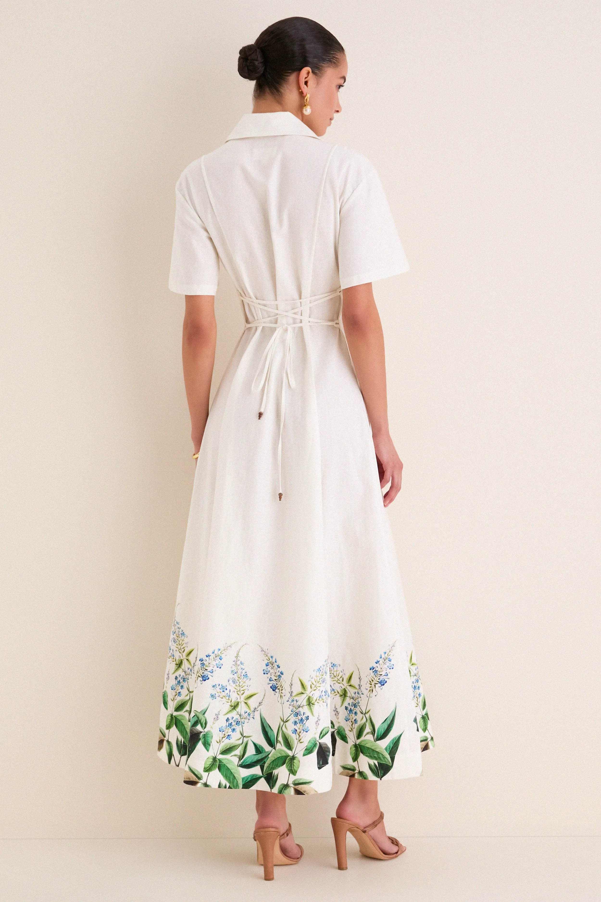 Laurel Bloom Myra Shirt Midi Dress sold by Tuckernuck product image thumbnail 5