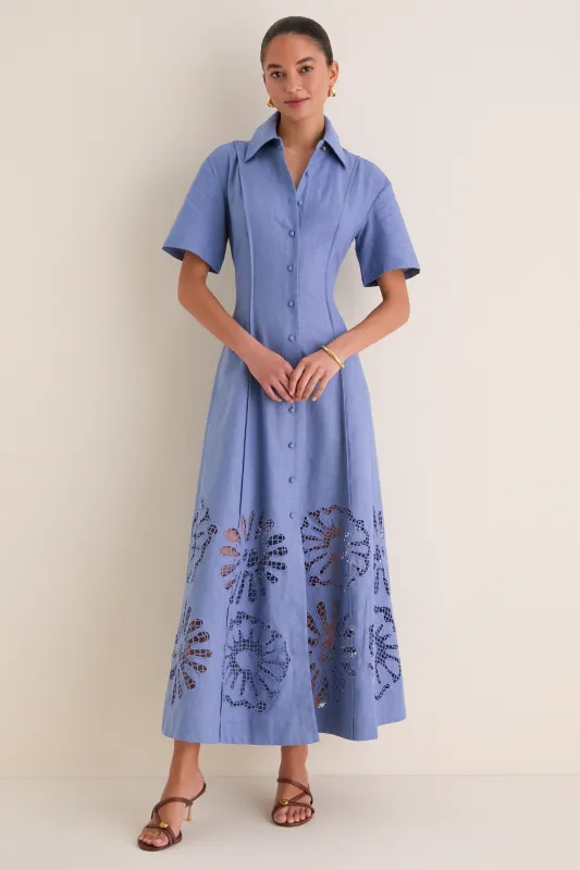 Delphinium Analise Shirt Midi Dress sold by Tuckernuck