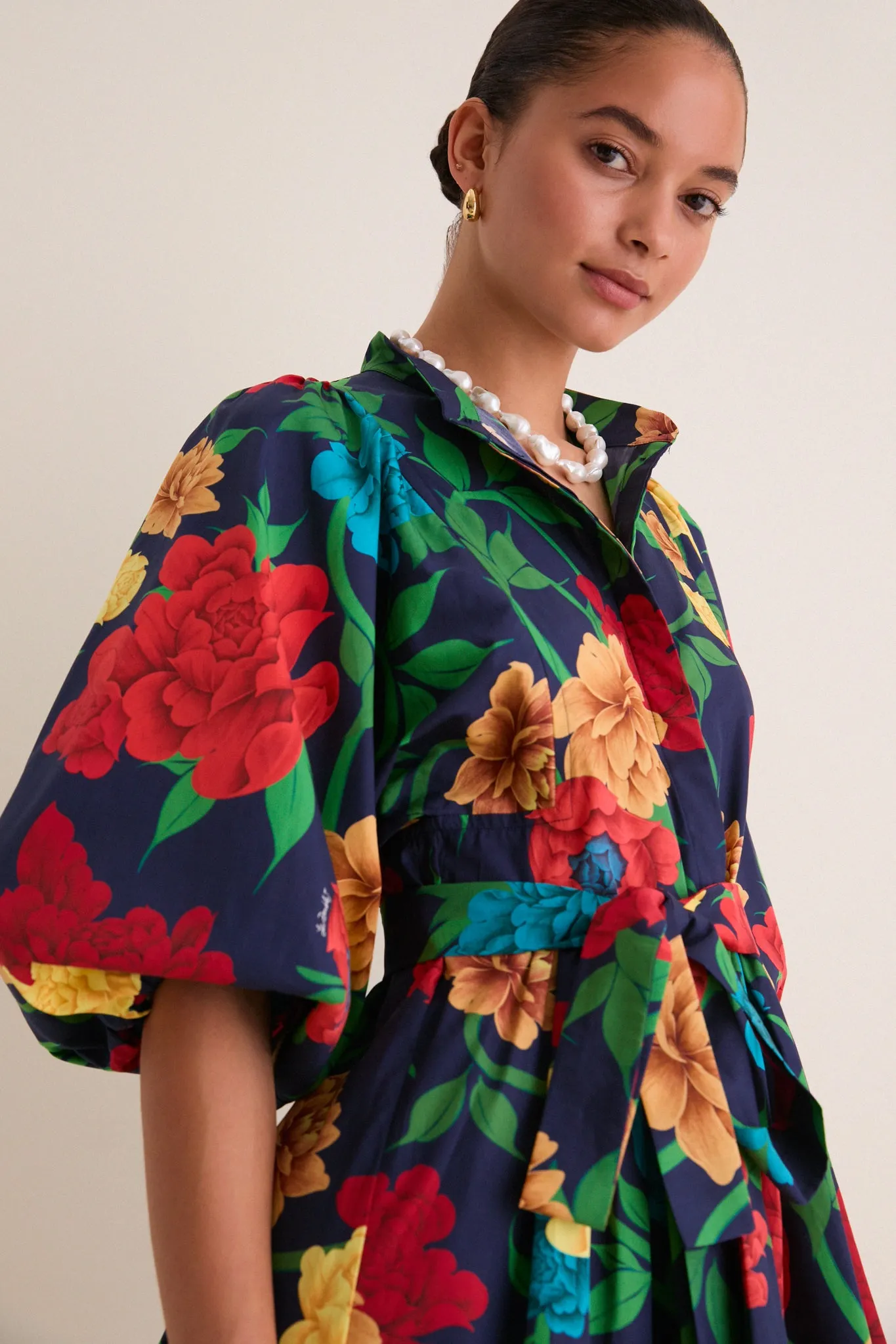 Queen Peony Mini Portofino Dress sold by Tuckernuck product image thumbnail 5