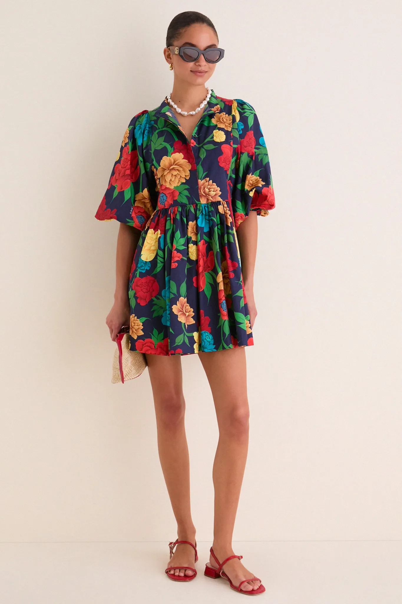 Queen Peony Mini Portofino Dress sold by Tuckernuck product image thumbnail 2