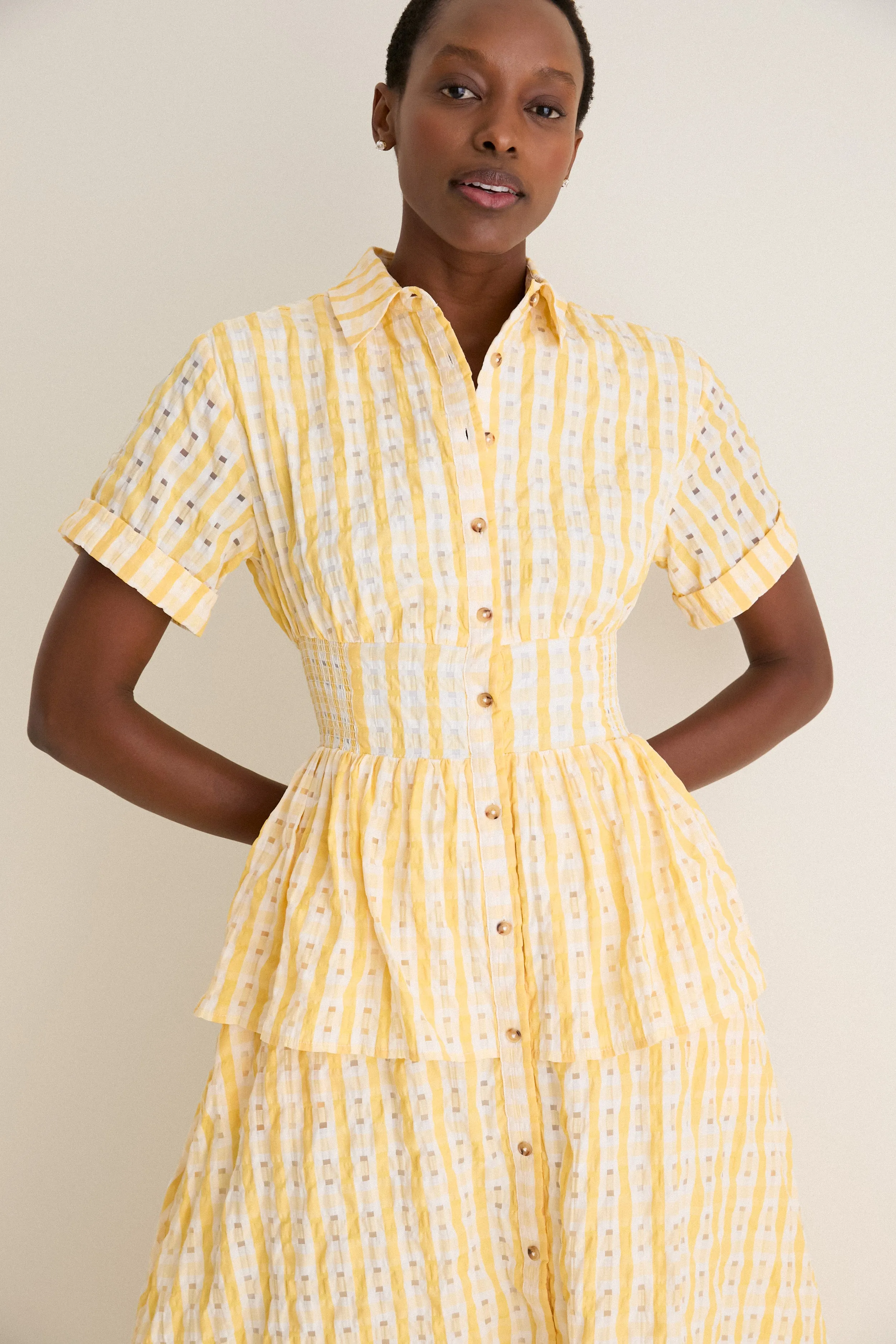 Yellow Boogie Woogie Bugle Boy Dress sold by Tuckernuck product image thumbnail 5