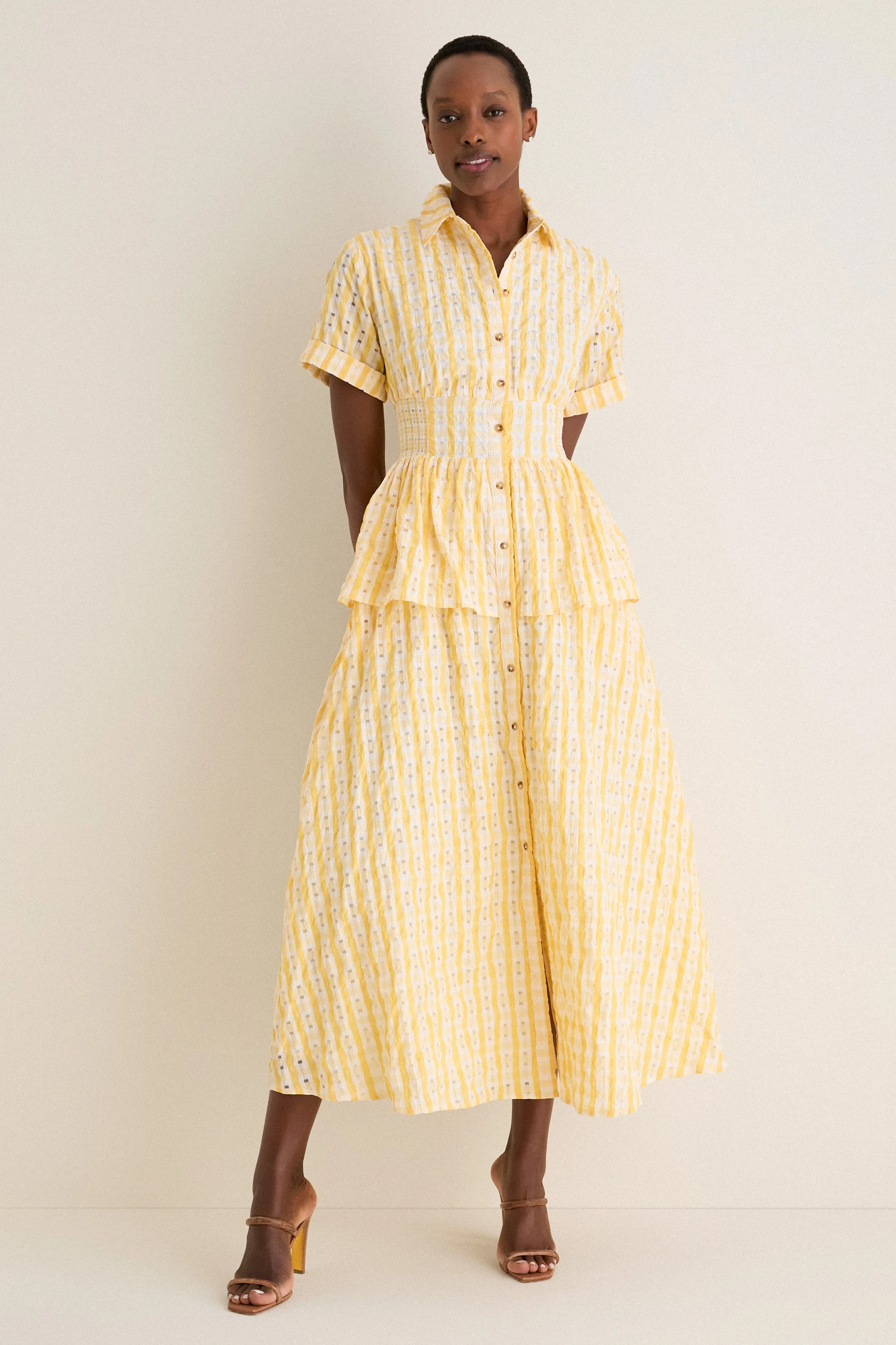 Yellow Boogie Woogie Bugle Boy Dress sold by Tuckernuck