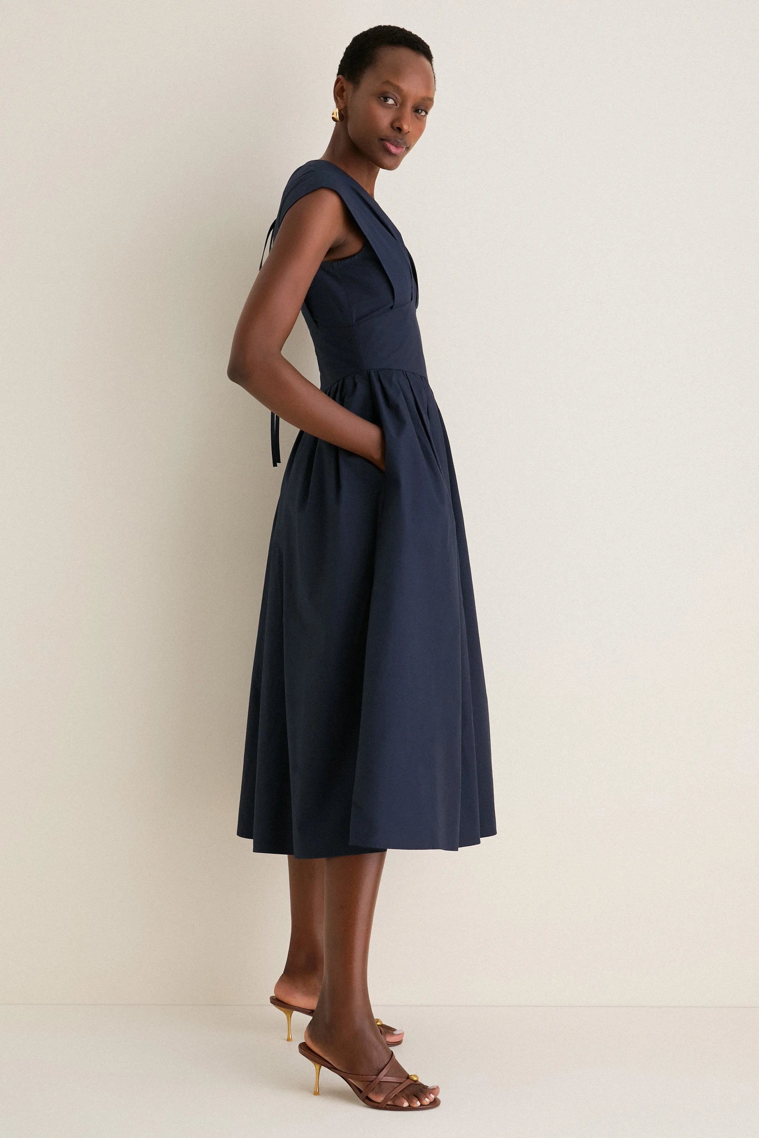 Navy In Full Bloom Dress sold by Tuckernuck product image thumbnail 3