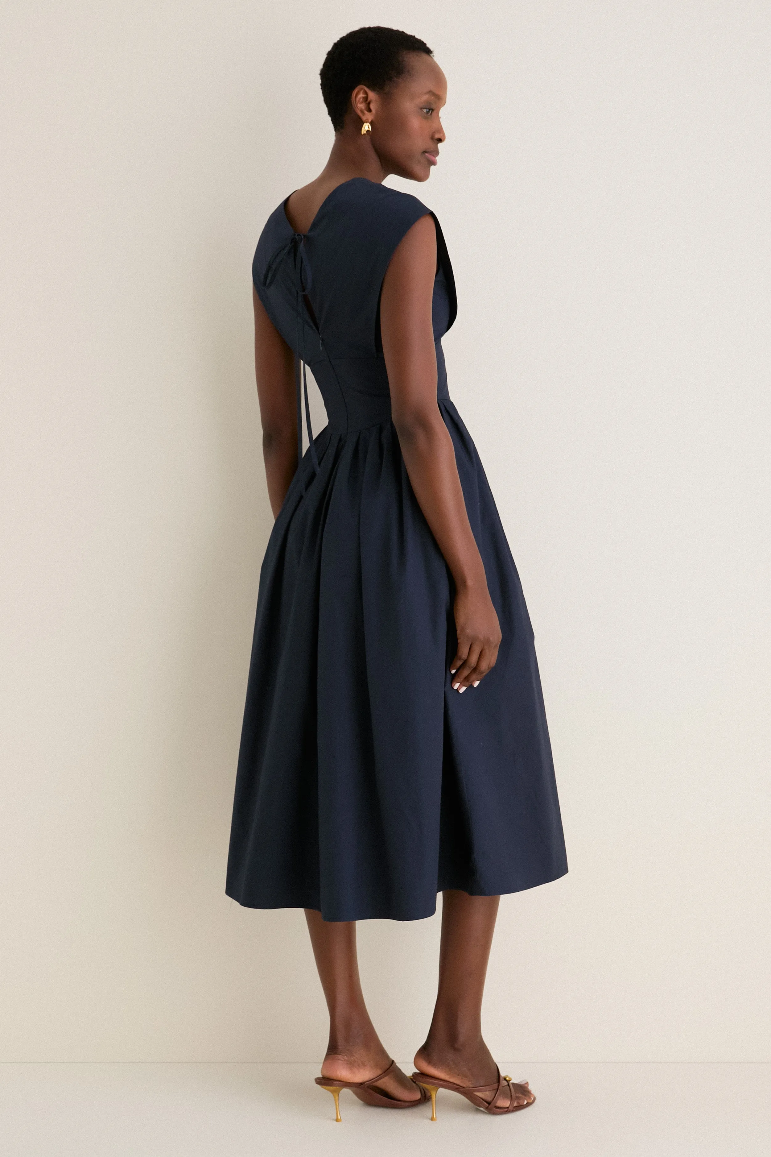 Navy In Full Bloom Dress sold by Tuckernuck product image thumbnail 4