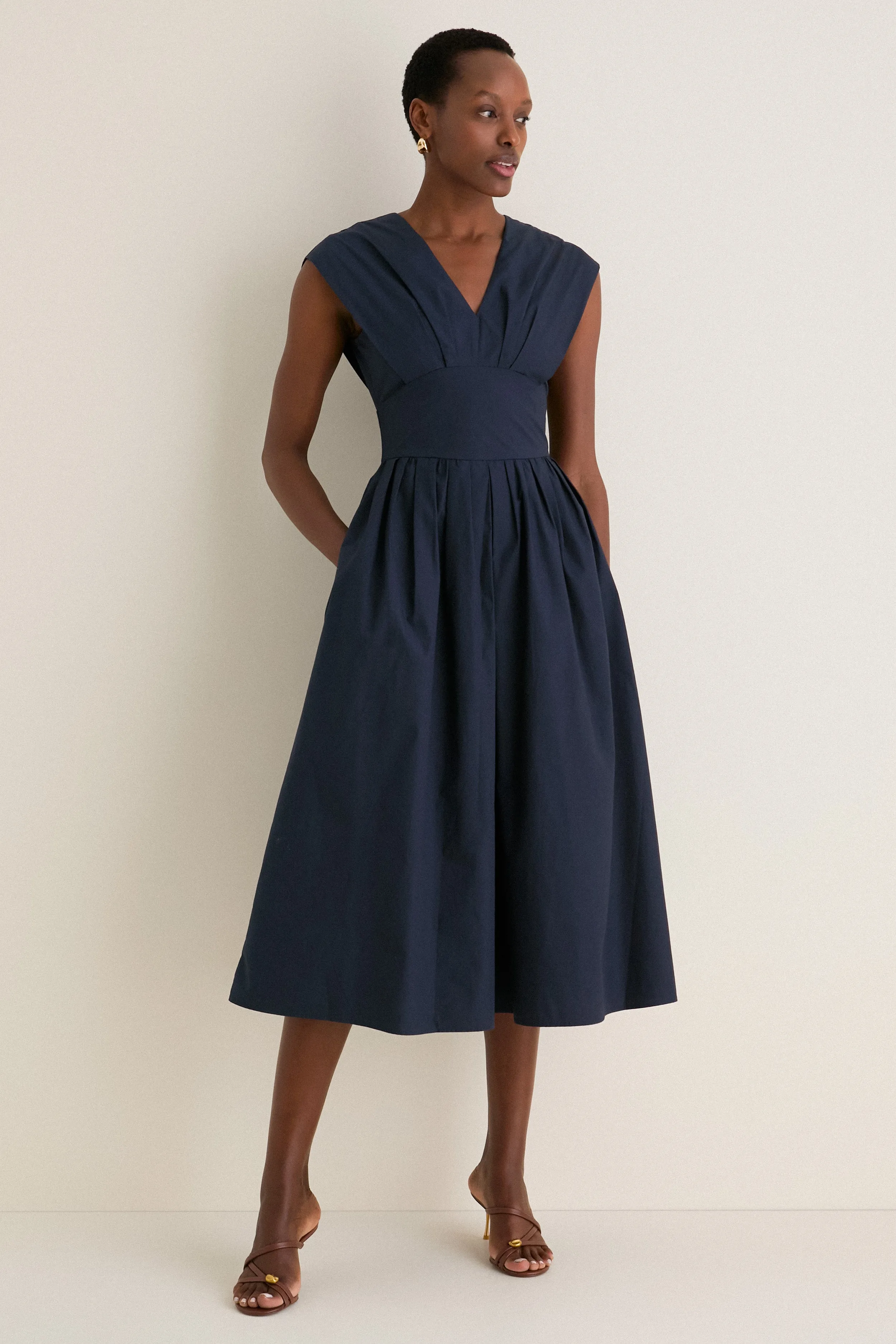 Navy In Full Bloom Dress sold by Tuckernuck