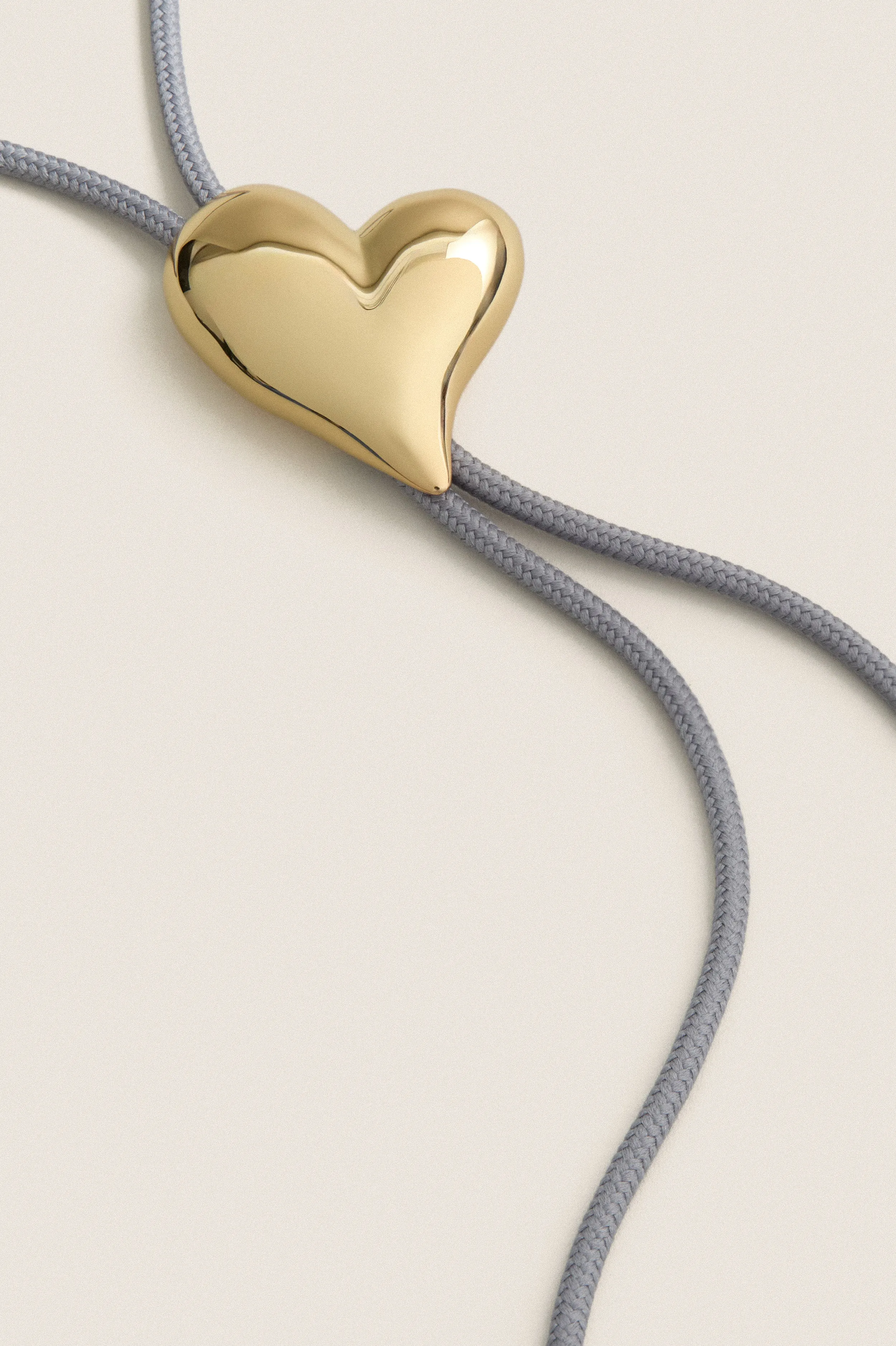 High Polish Gold Art Heart Bolo Tie sold by Tuckernuck product image thumbnail 4