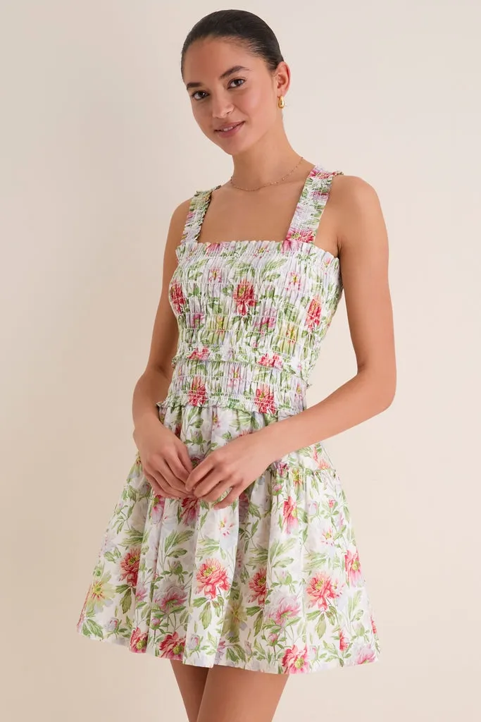 Peony Chintz Azalea Mini Nap Dress sold by Tuckernuck