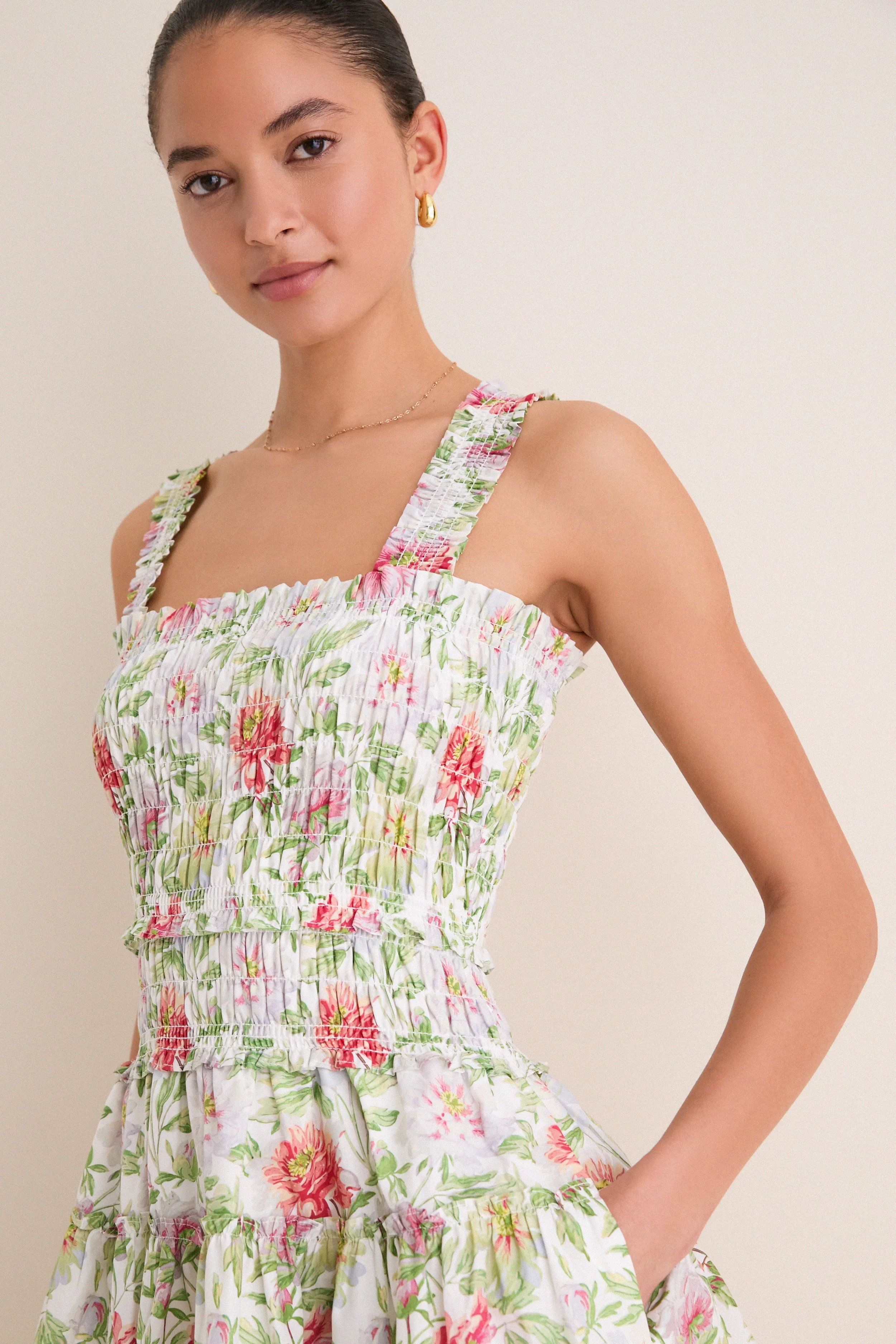 Peony Chintz Azalea Mini Nap Dress sold by Tuckernuck product image thumbnail 5