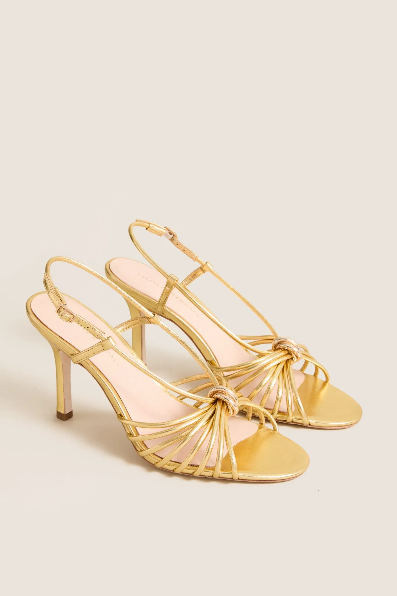 Gold Metallic Nappa Mareka Heels sold by Tuckernuck product image thumbnail 4