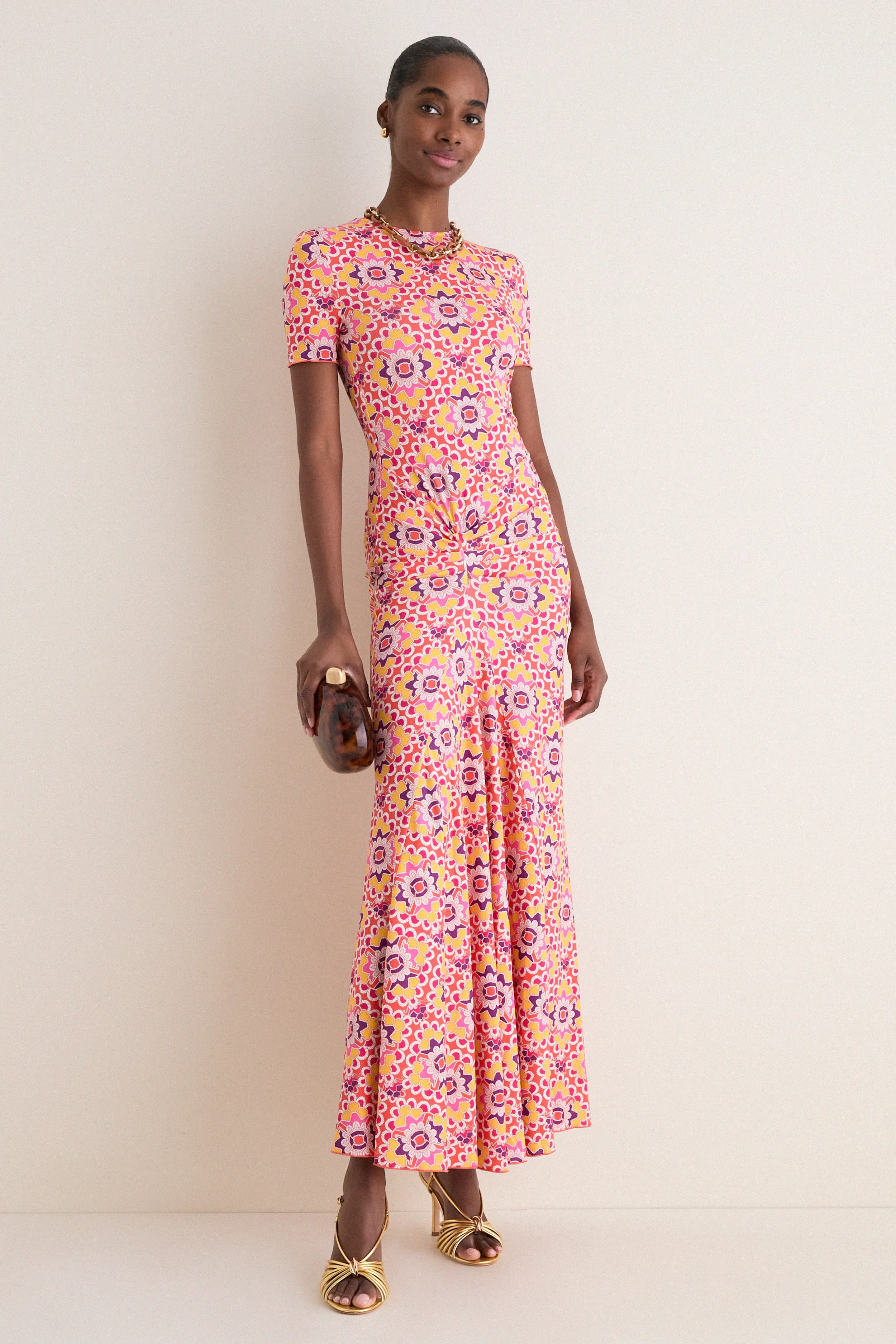 Gold Metallic Nappa Mareka Heels sold by Tuckernuck product image thumbnail 3