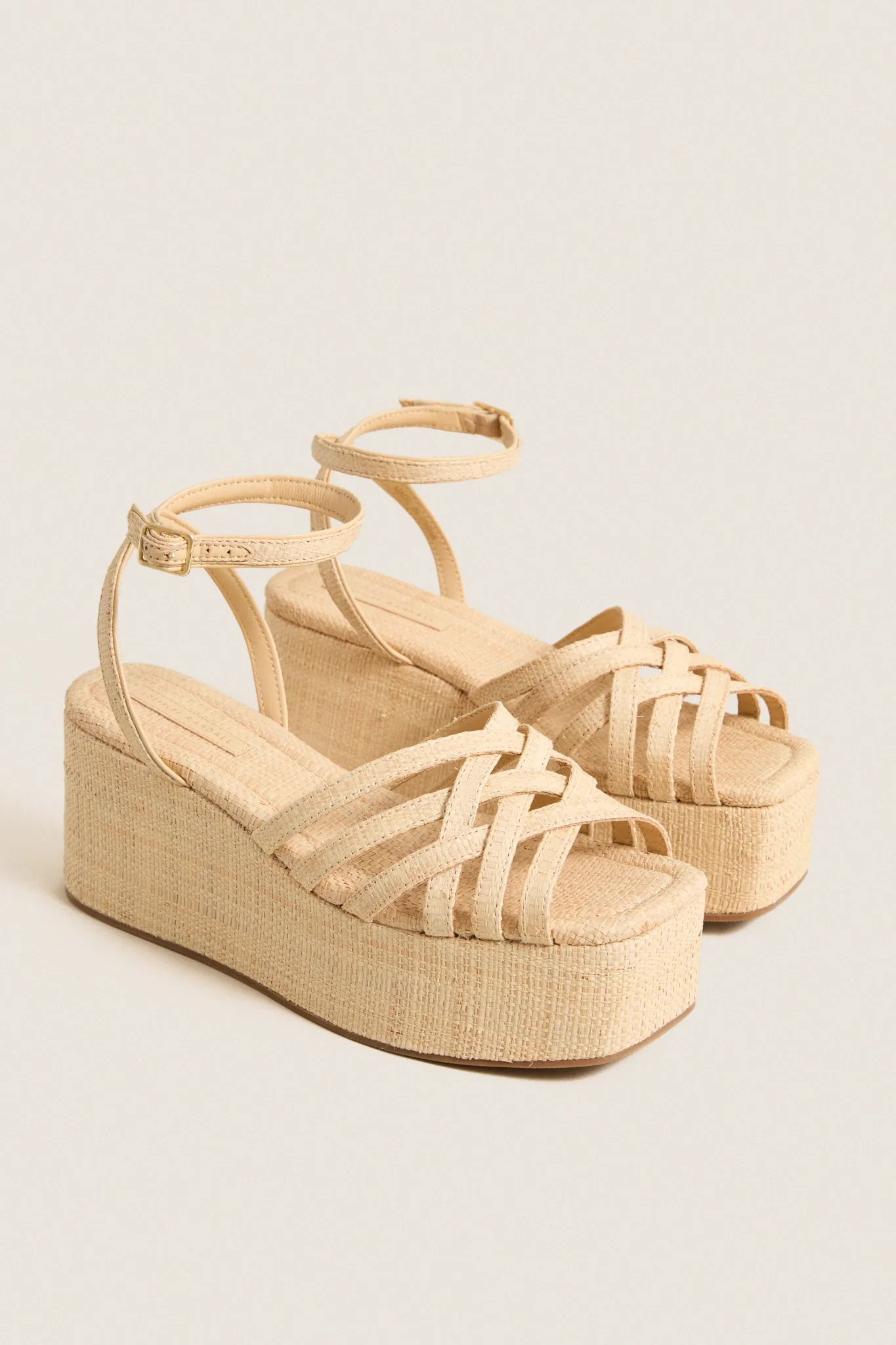 Natural Raffia Channing Platforms sold by Tuckernuck product image thumbnail 4