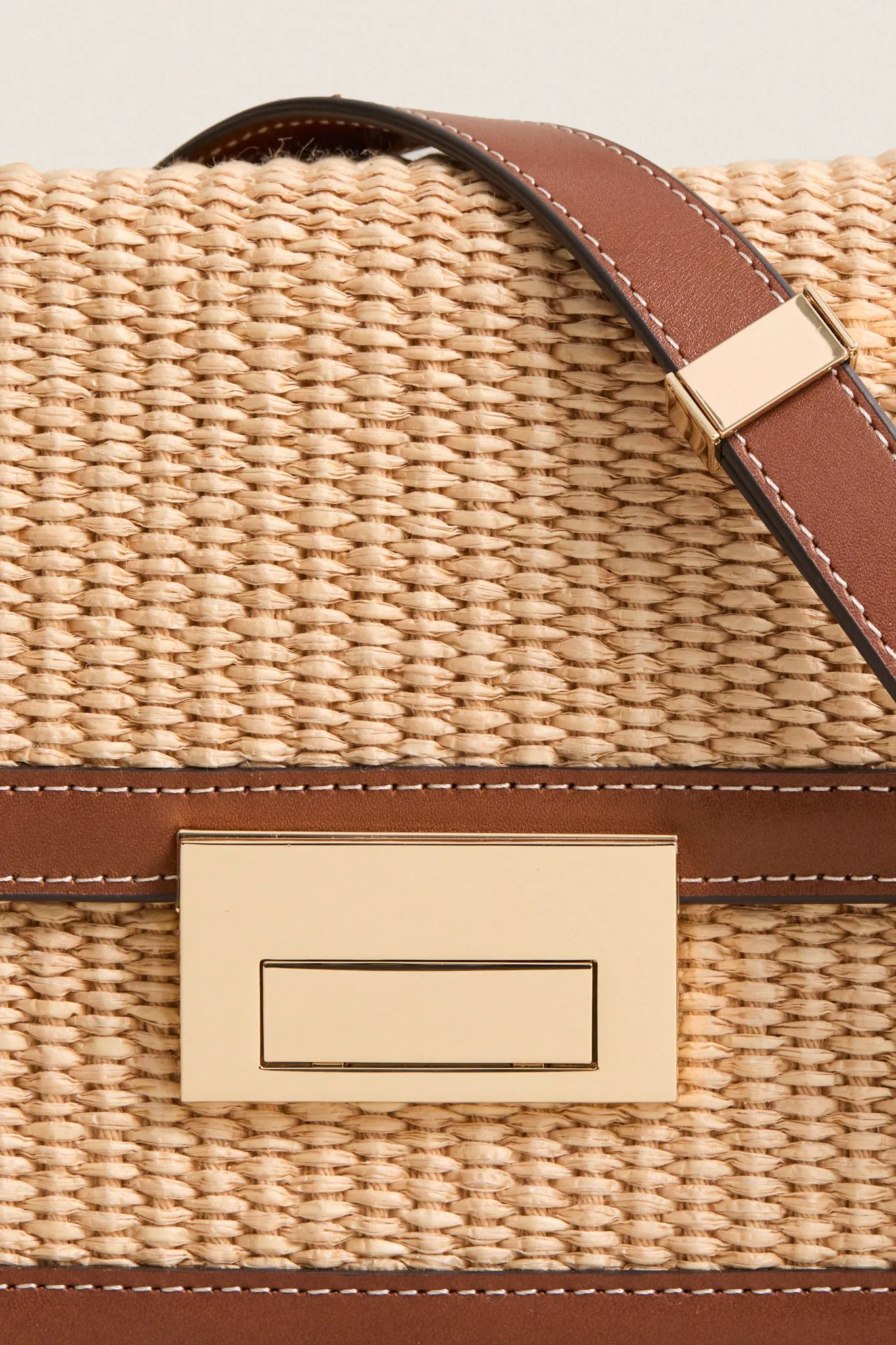 Natural Straw Desi Crossbody Bag sold by Tuckernuck product image thumbnail 4