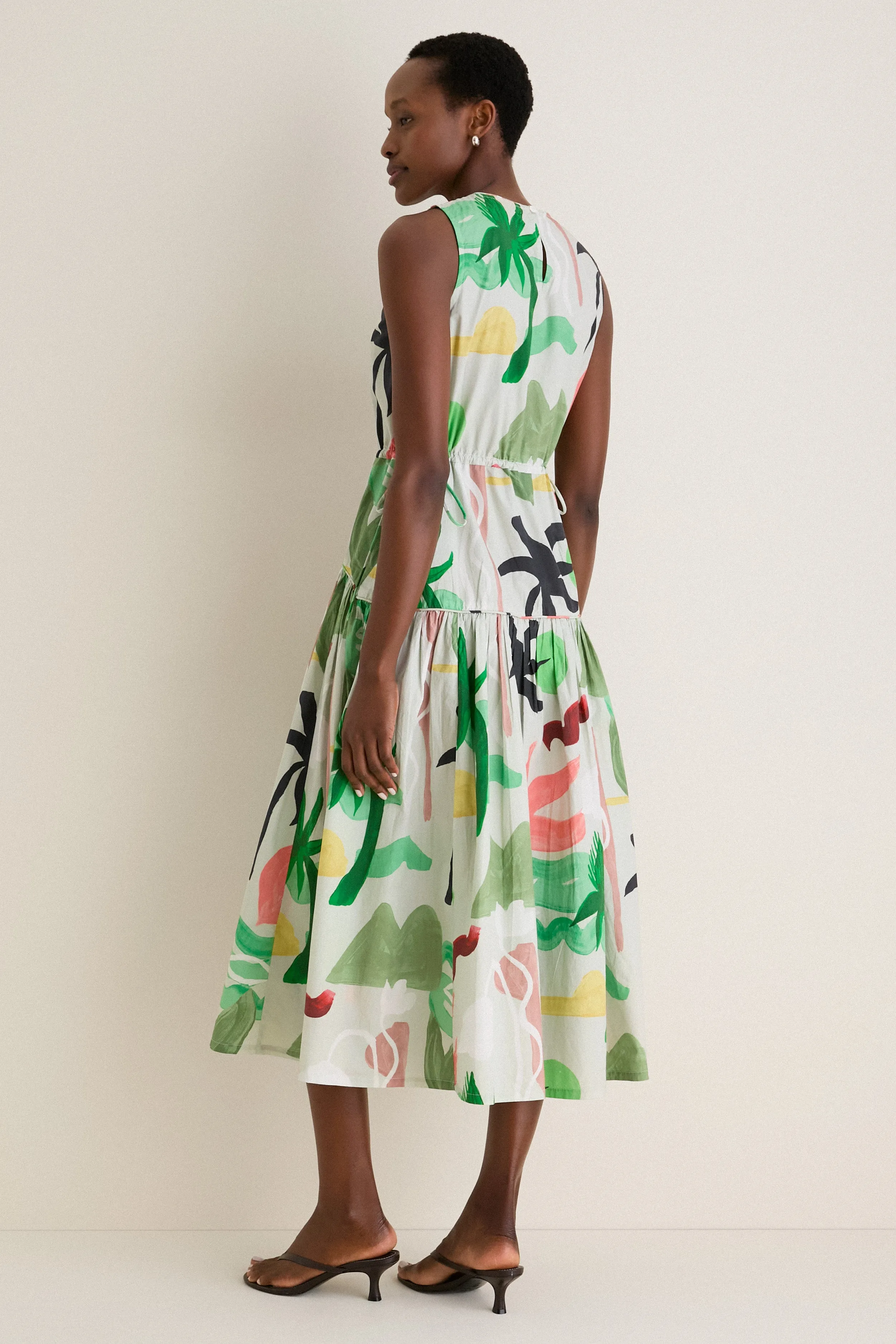 Paradiso Petal Sleeveless Piped Maxi Dress sold by Tuckernuck product image thumbnail 4