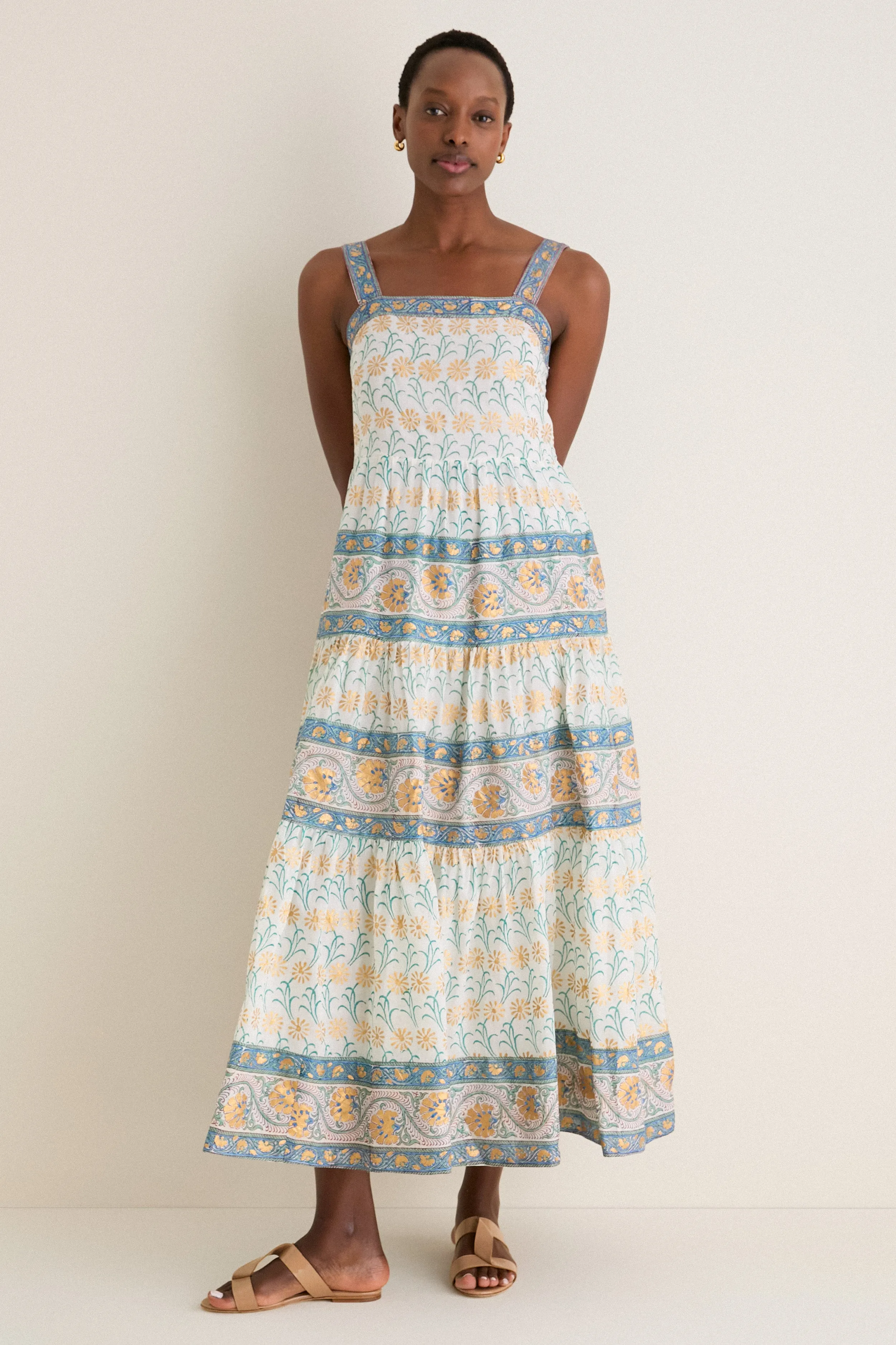 Geneva Green Strappy Maxi Dress sold by Tuckernuck product image thumbnail 3