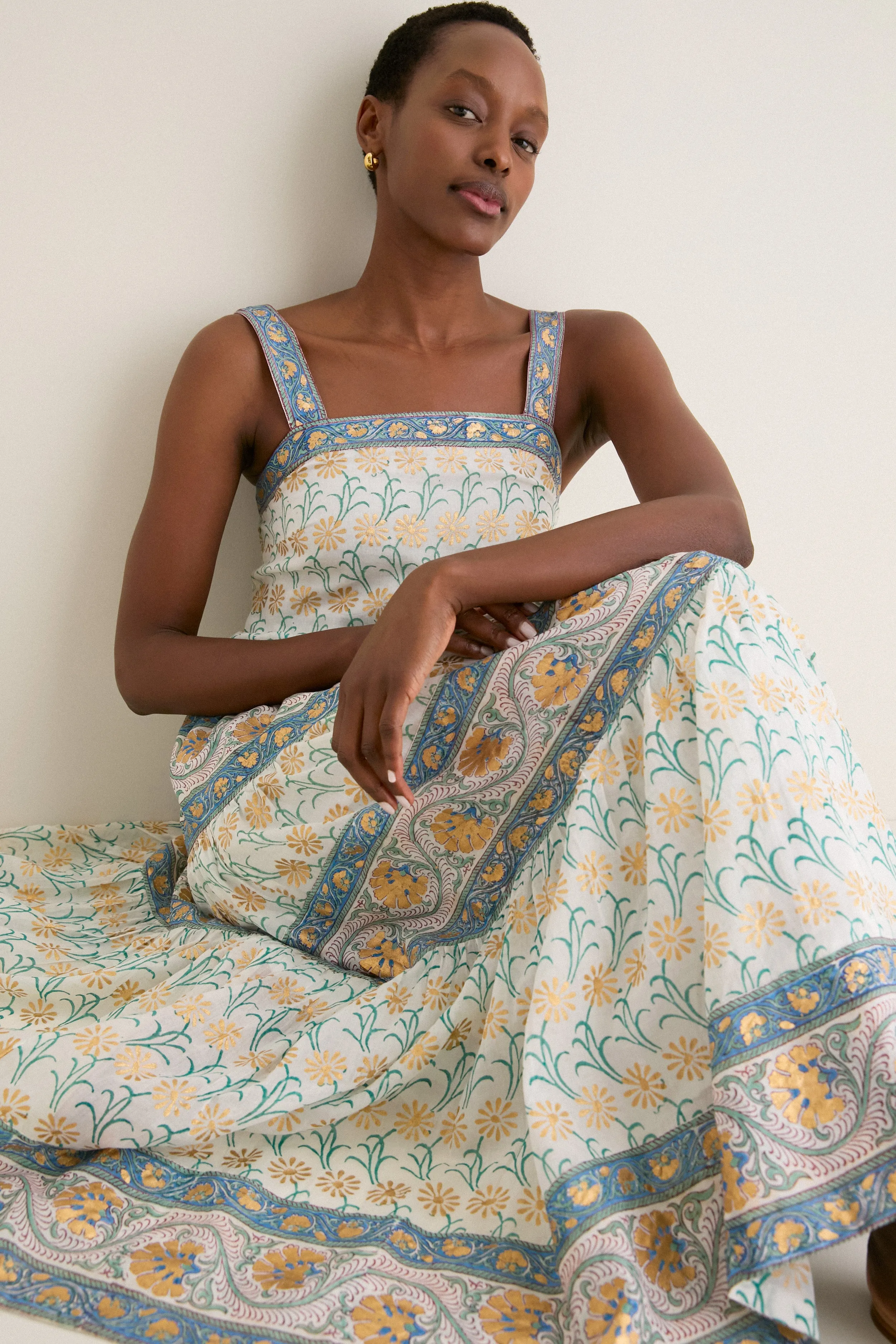 Geneva Green Strappy Maxi Dress sold by Tuckernuck product image thumbnail 2