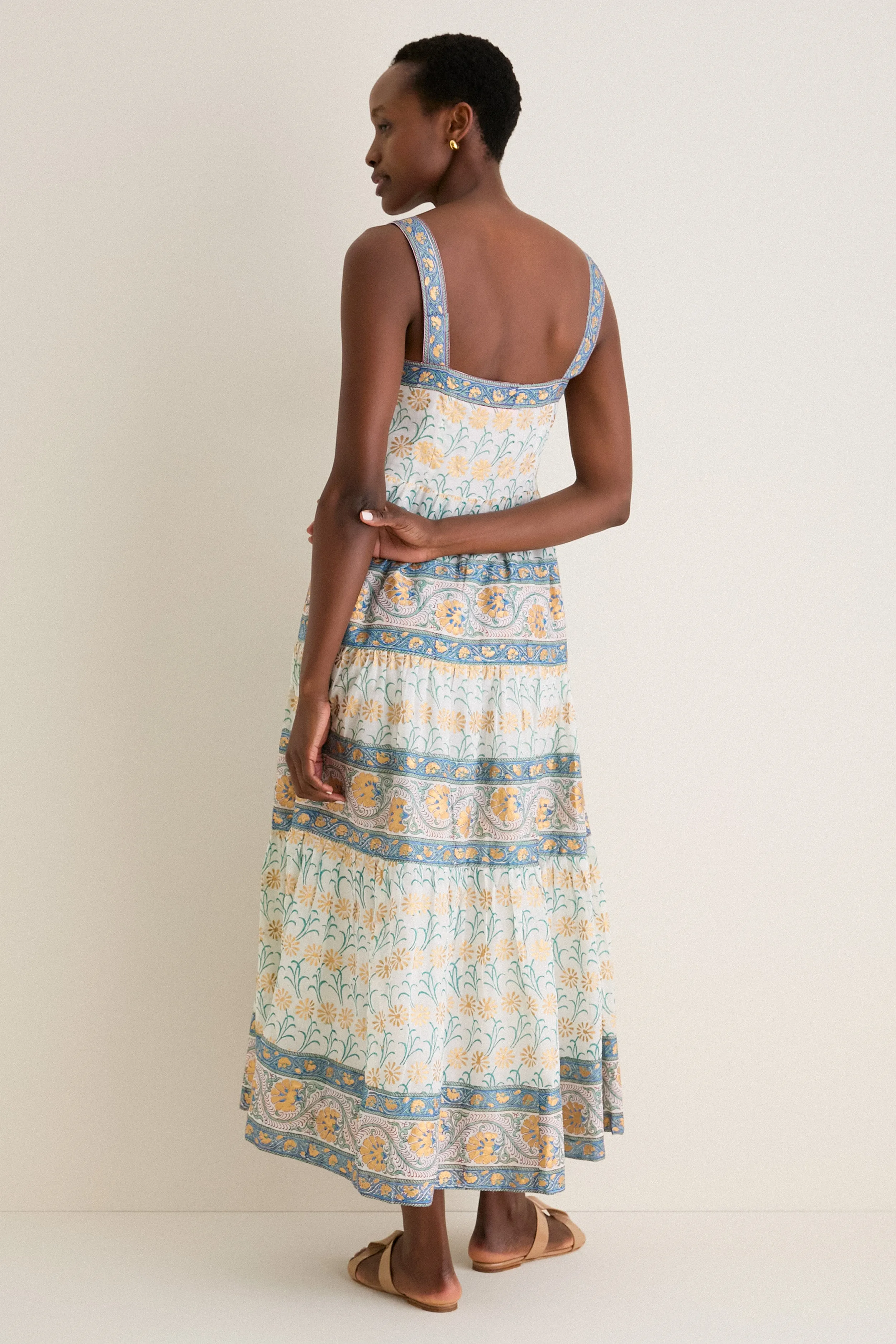 Geneva Green Strappy Maxi Dress sold by Tuckernuck product image thumbnail 5