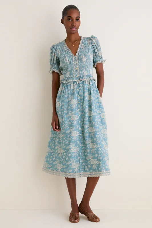 Sky Kirsten Print Long Dress made by Sea New York