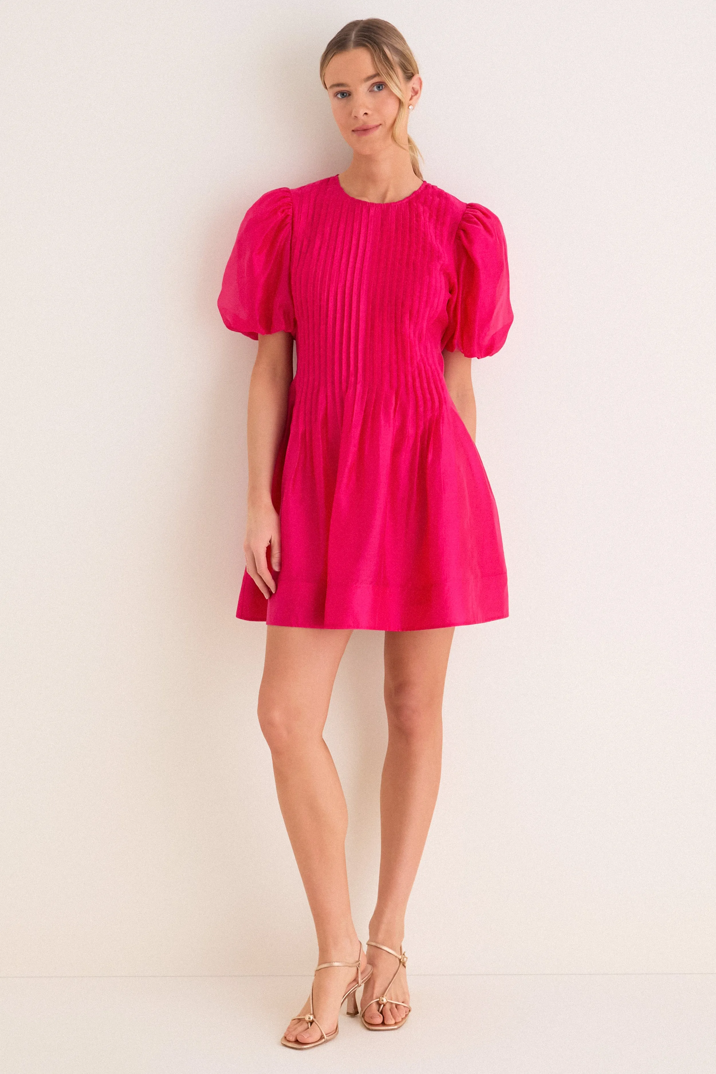 Hot Pink Mere Mini Dress sold by Tuckernuck product image thumbnail 5