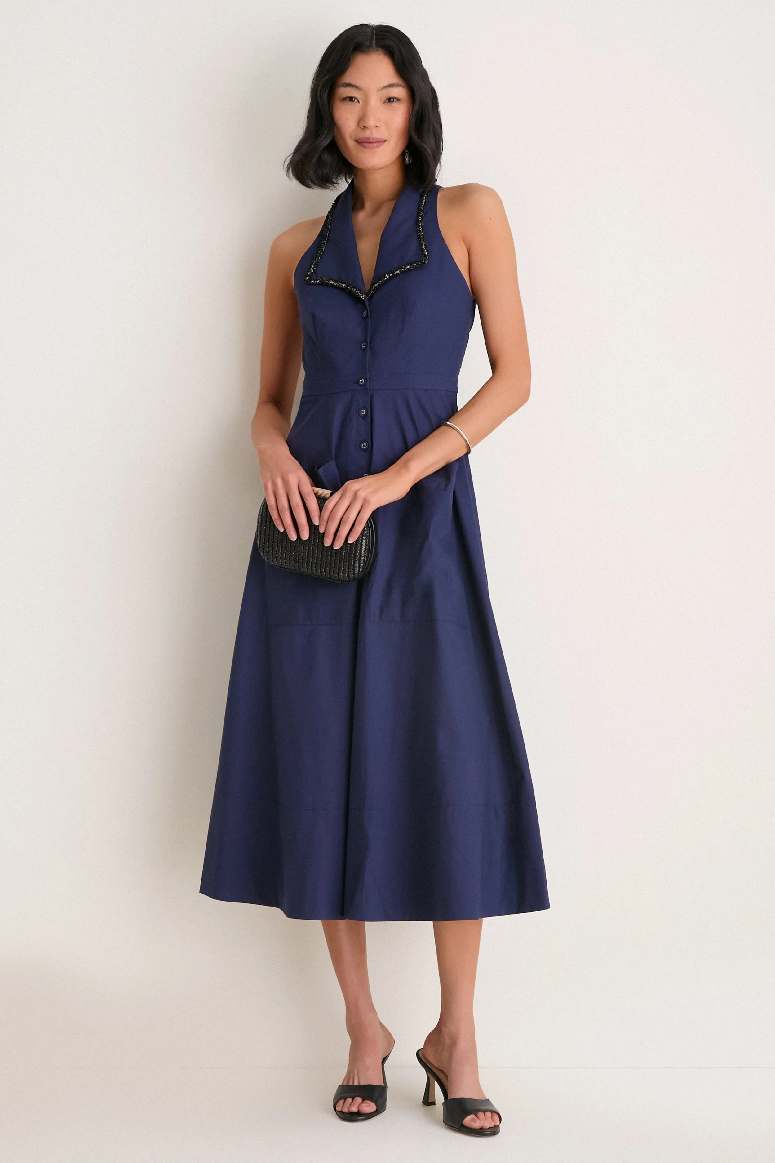 True Navy Jessica Midi Dress sold by Tuckernuck product image thumbnail 2