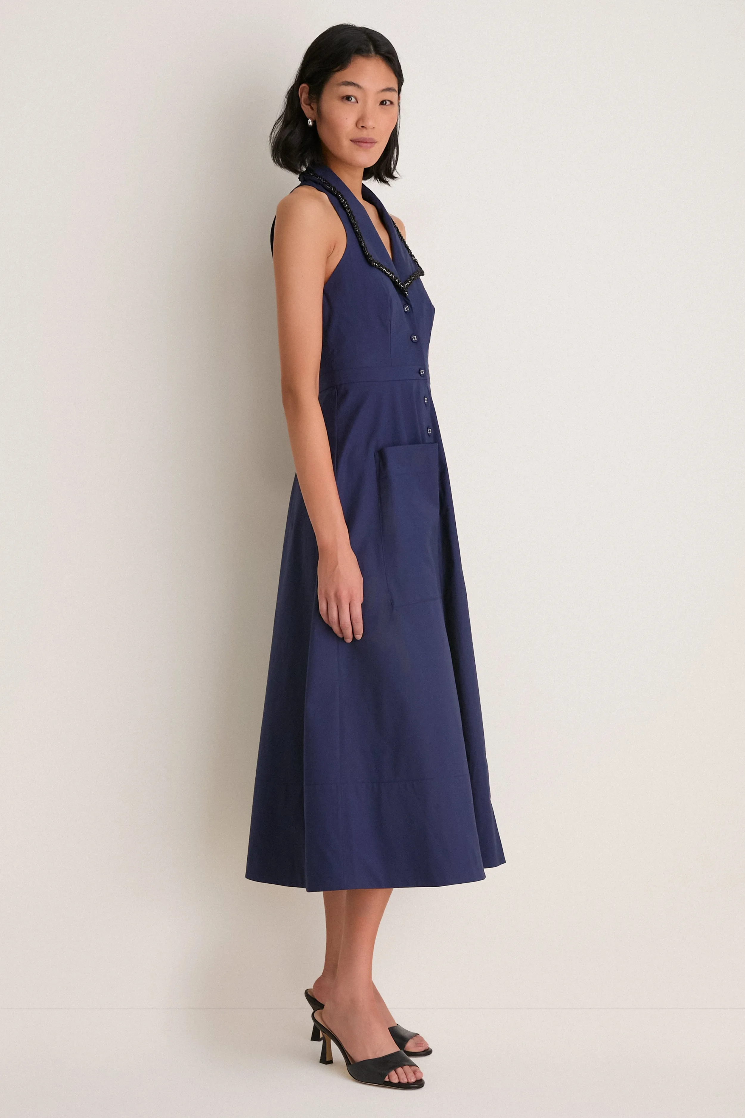 True Navy Jessica Midi Dress sold by Tuckernuck product image thumbnail 3