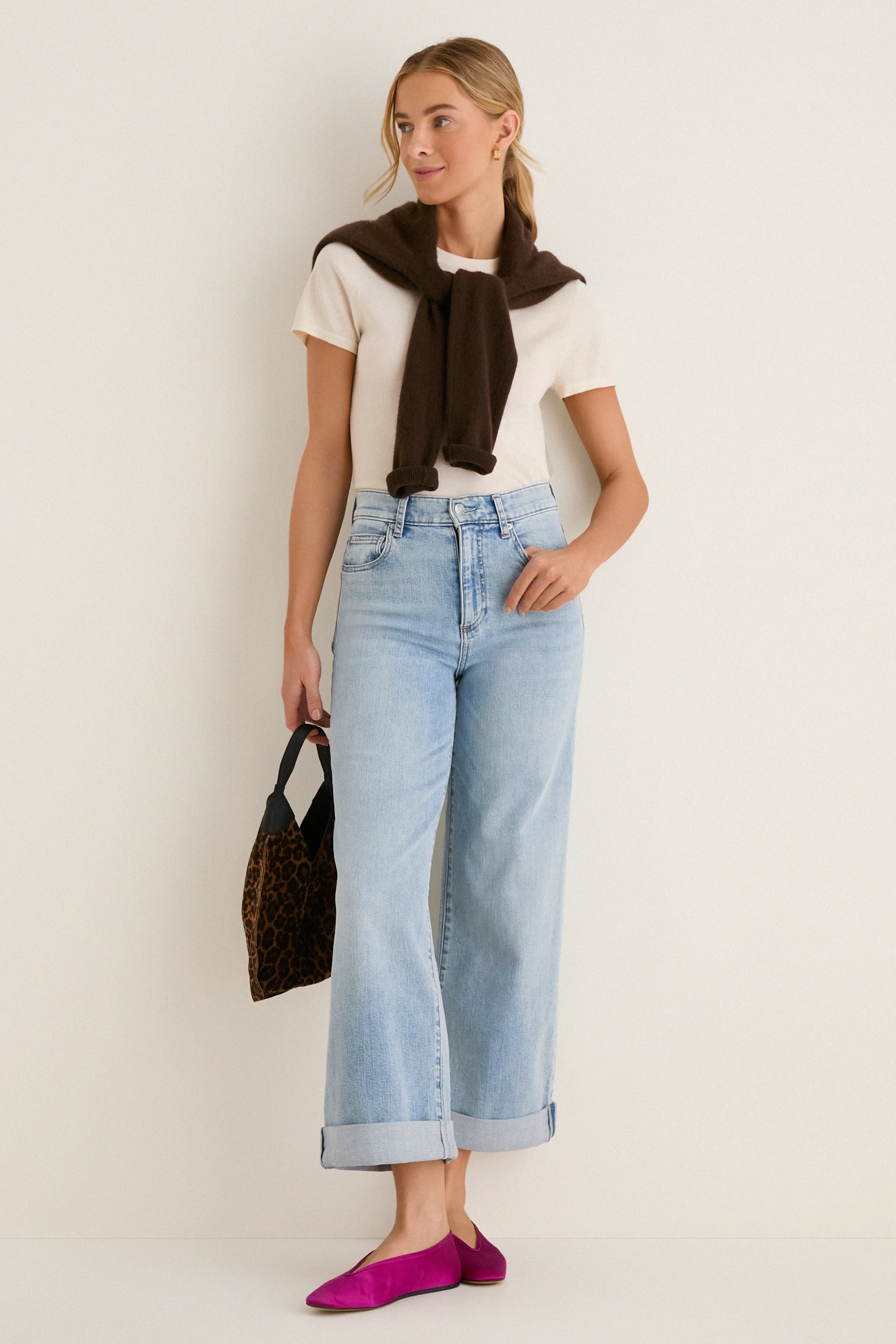 American Beauty High Rise Column Jean with Double Cuff sold by Tuckernuck product image thumbnail 2