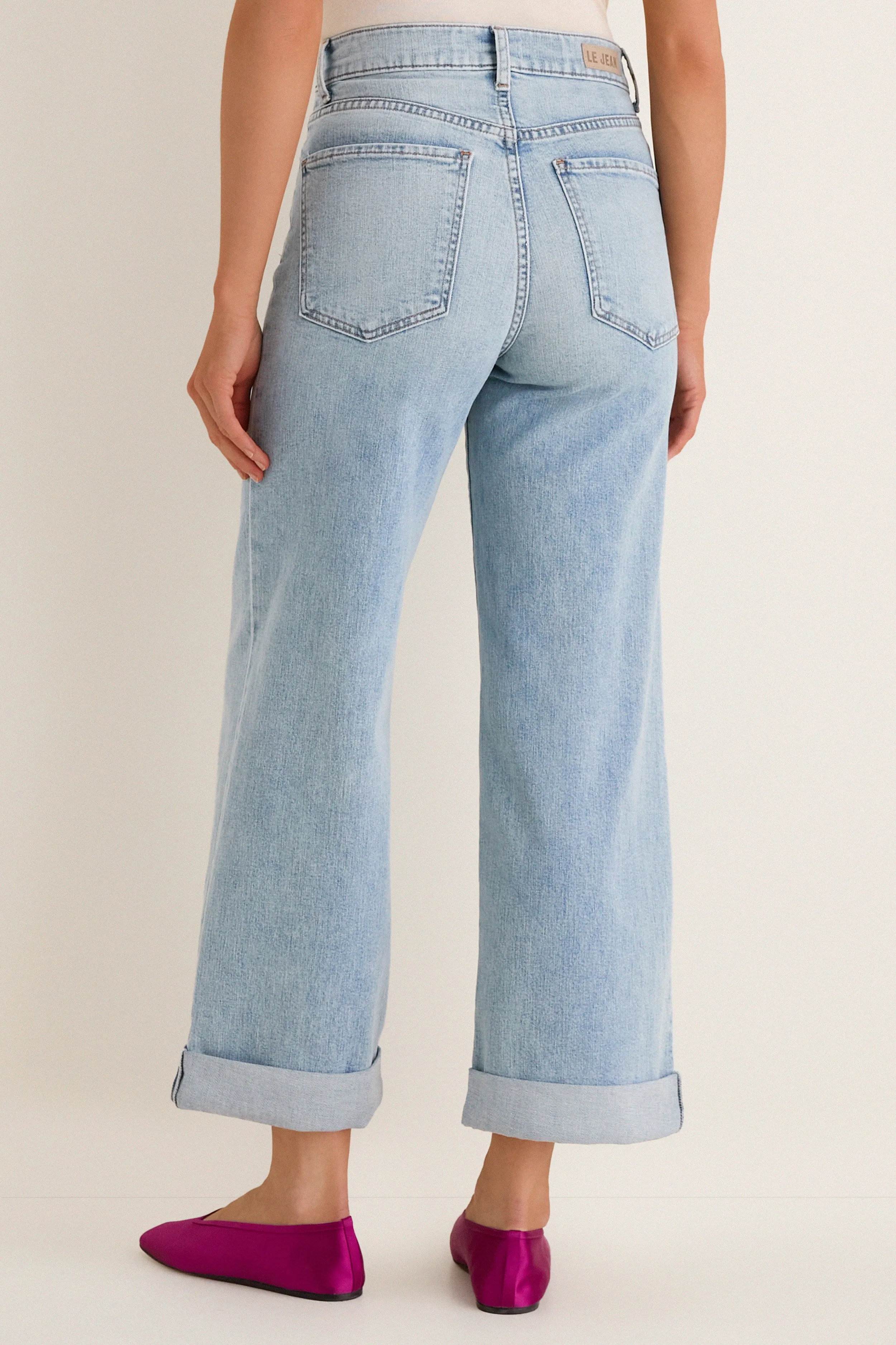 American Beauty High Rise Column Jean with Double Cuff sold by Tuckernuck product image thumbnail 4