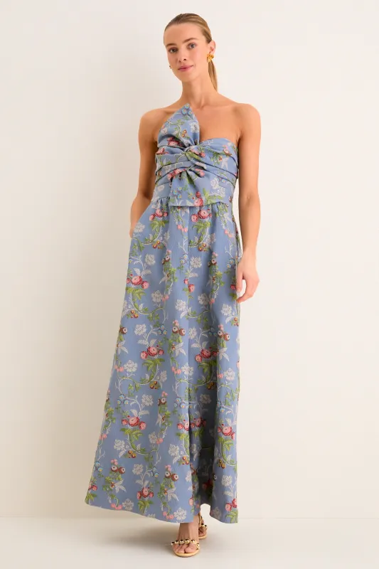 Trellis Bloom Jacquard Kathleen Gown made by Tuckernuck