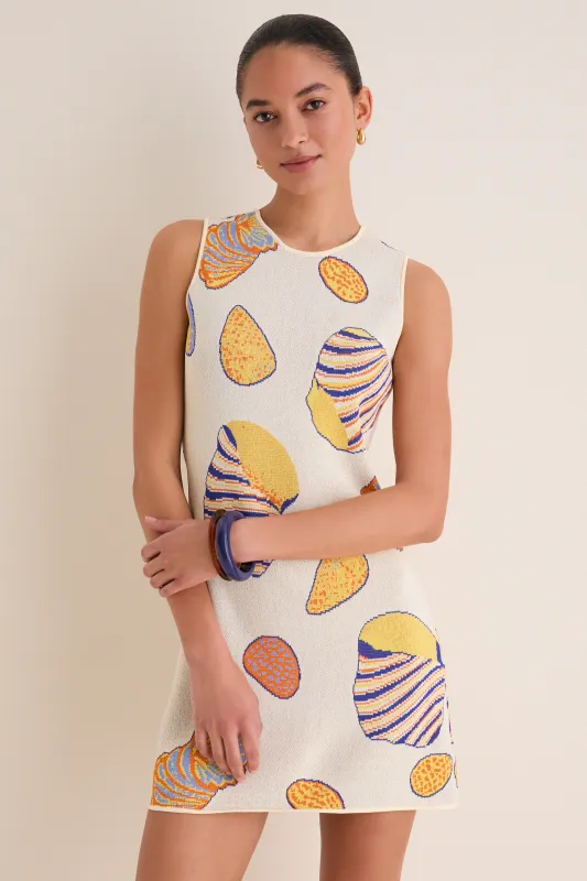 Vibrant Shell Axon Sleeveless Mini Dress made by Simon Miller